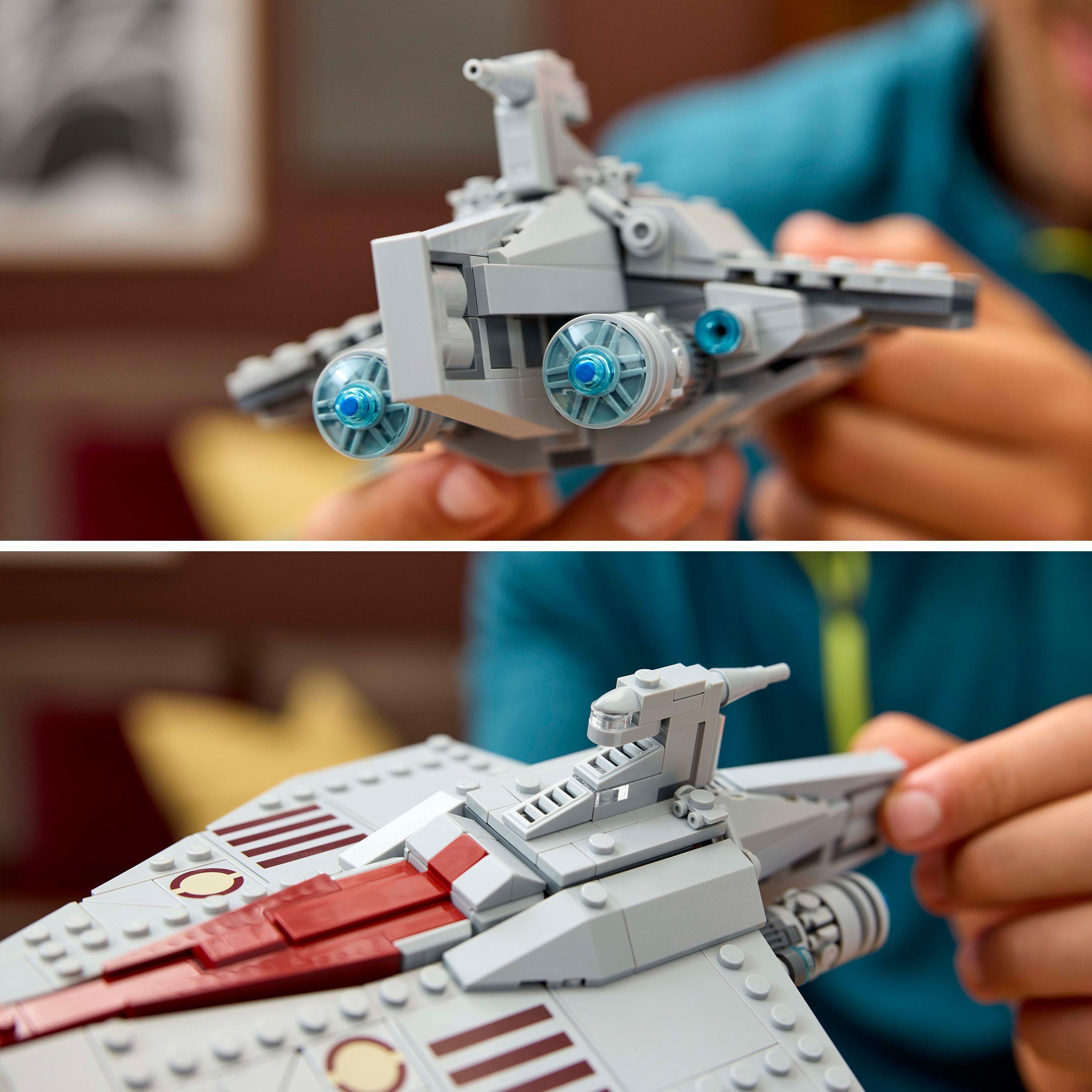 Voir la diapositive 5 : LEGO Star Wars 75404 Le transport d’assaut de classe Acclamator - Maquette pour adulte