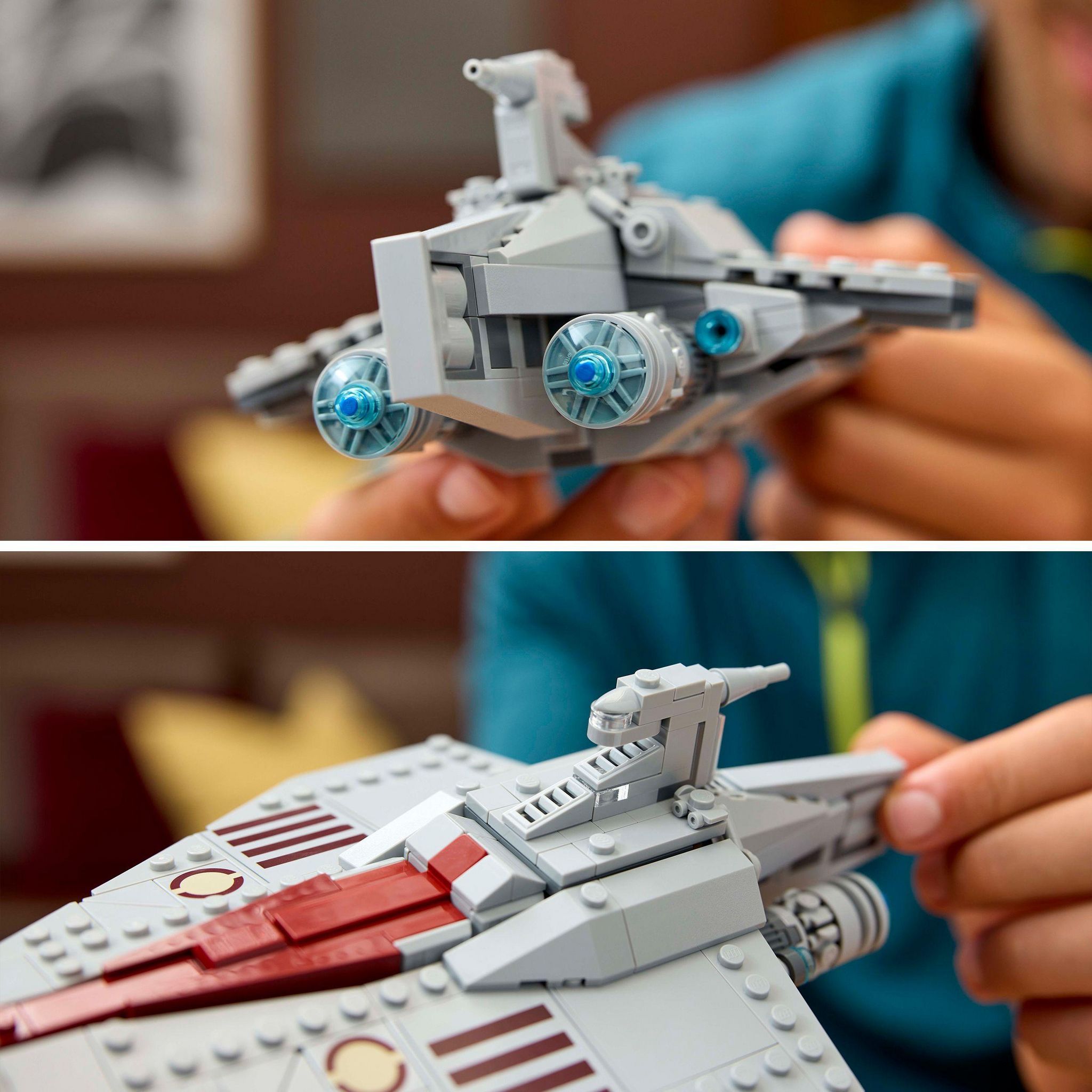 Voir la diapositive 5 : LEGO Star Wars 75404 - Le transport d'Assaut de Classe Acclamator