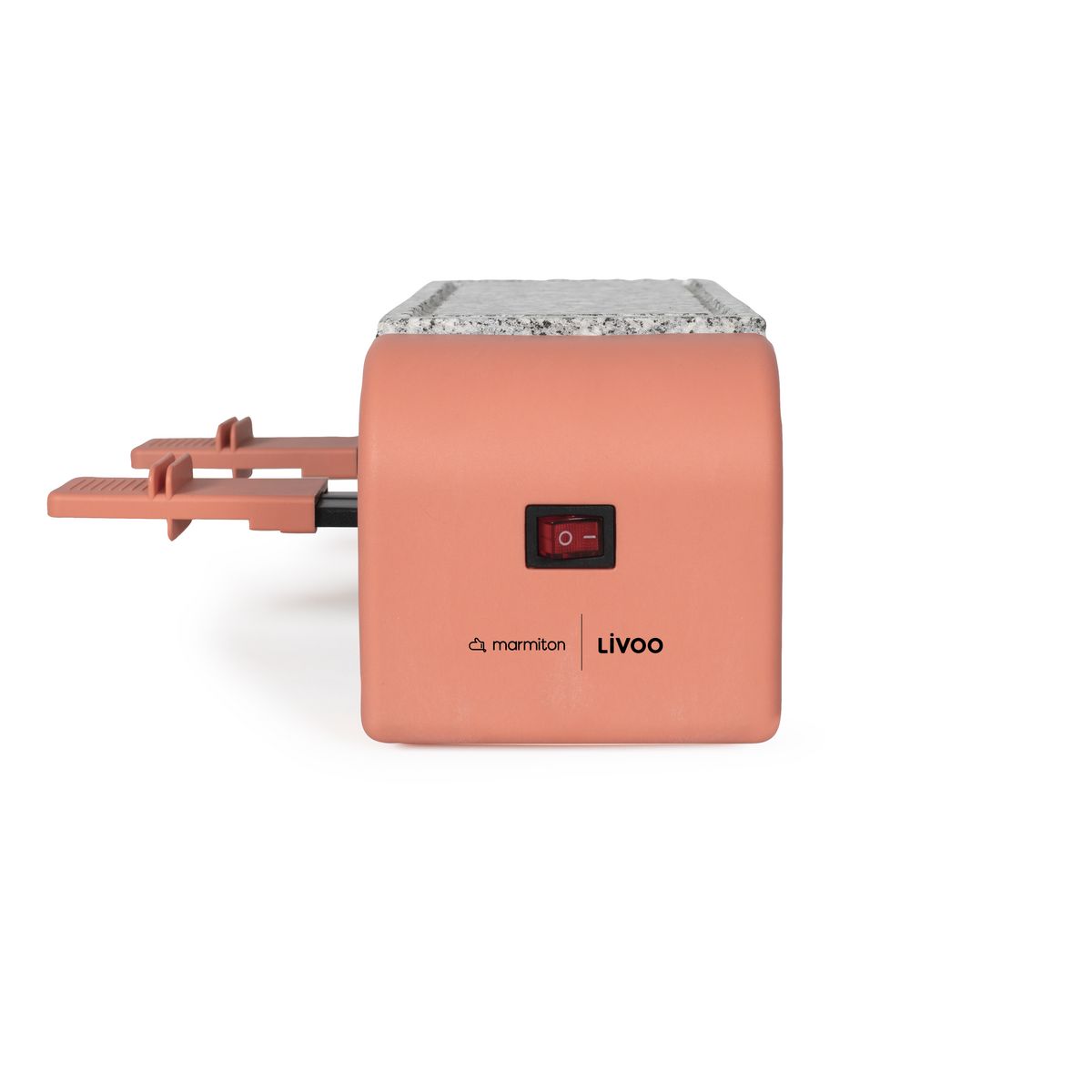 LIVOO Appareil à raclette DUO DOC306 - Corail