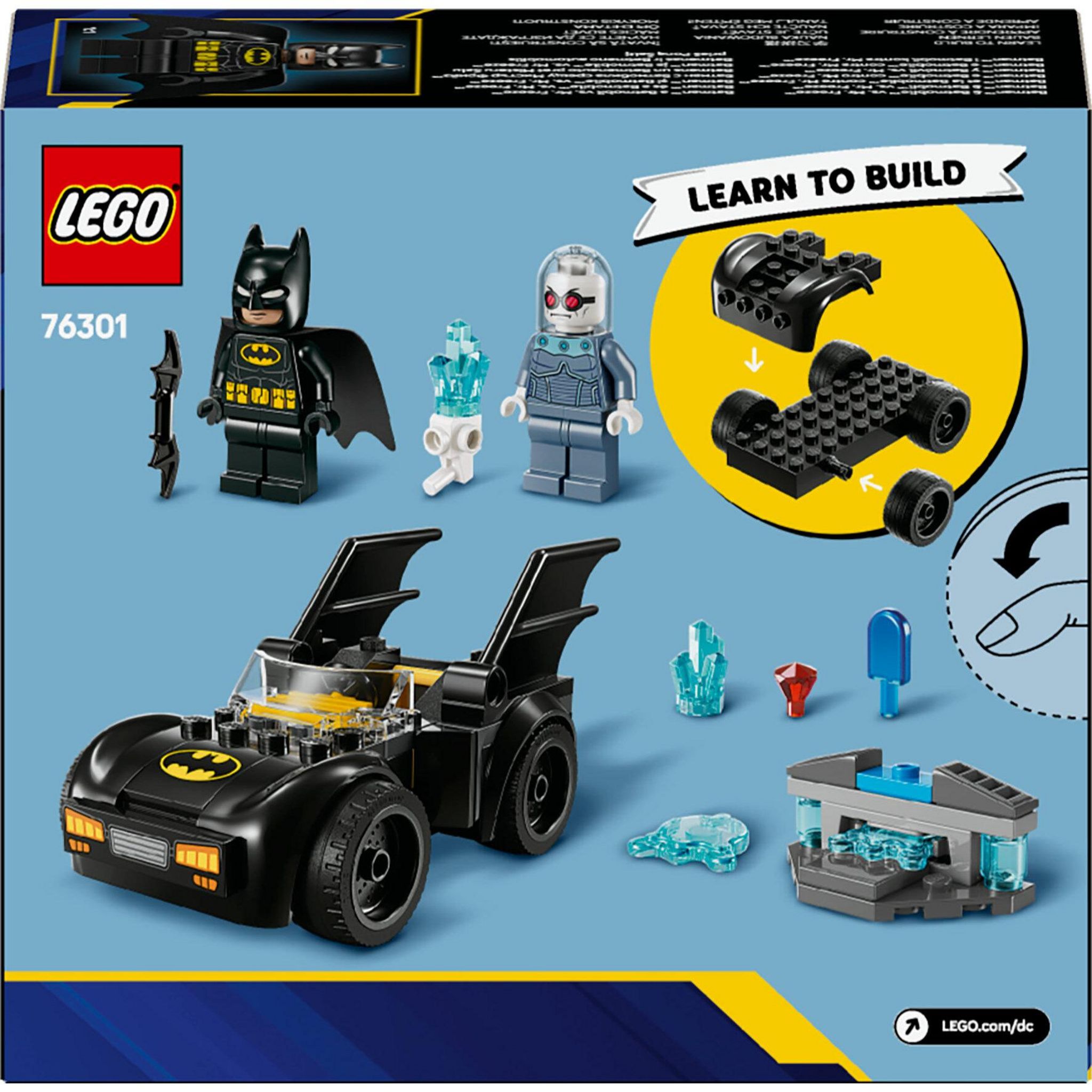 Voir la diapositive 8 : LEGO DC Comics 76301 - Batman et Batmobile contre Mr Freeze