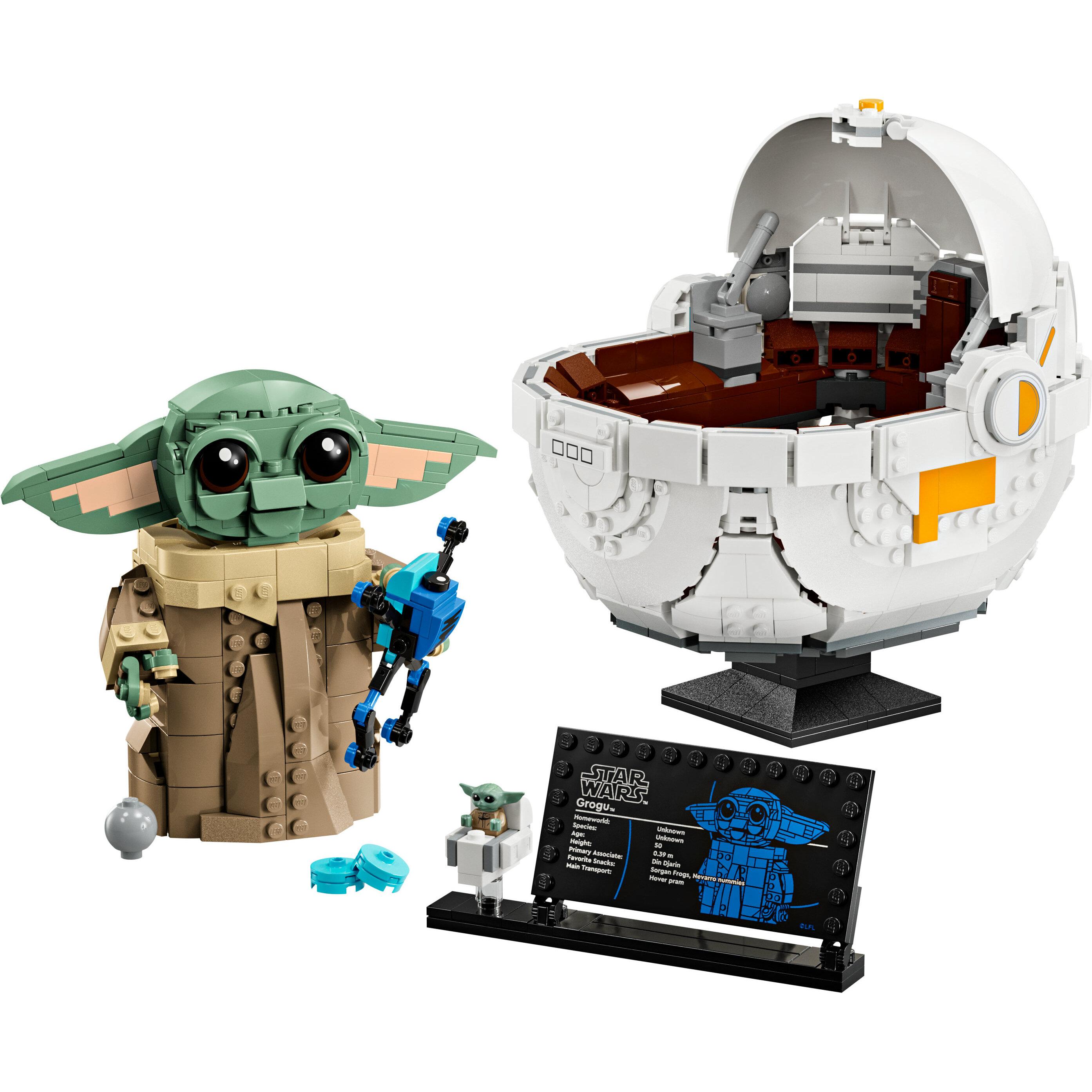 Voir la diapositive 2 : LEGO Star Wars : The Mandalorian 75403 Grogu et son landau - Jeu de construction 10 ans