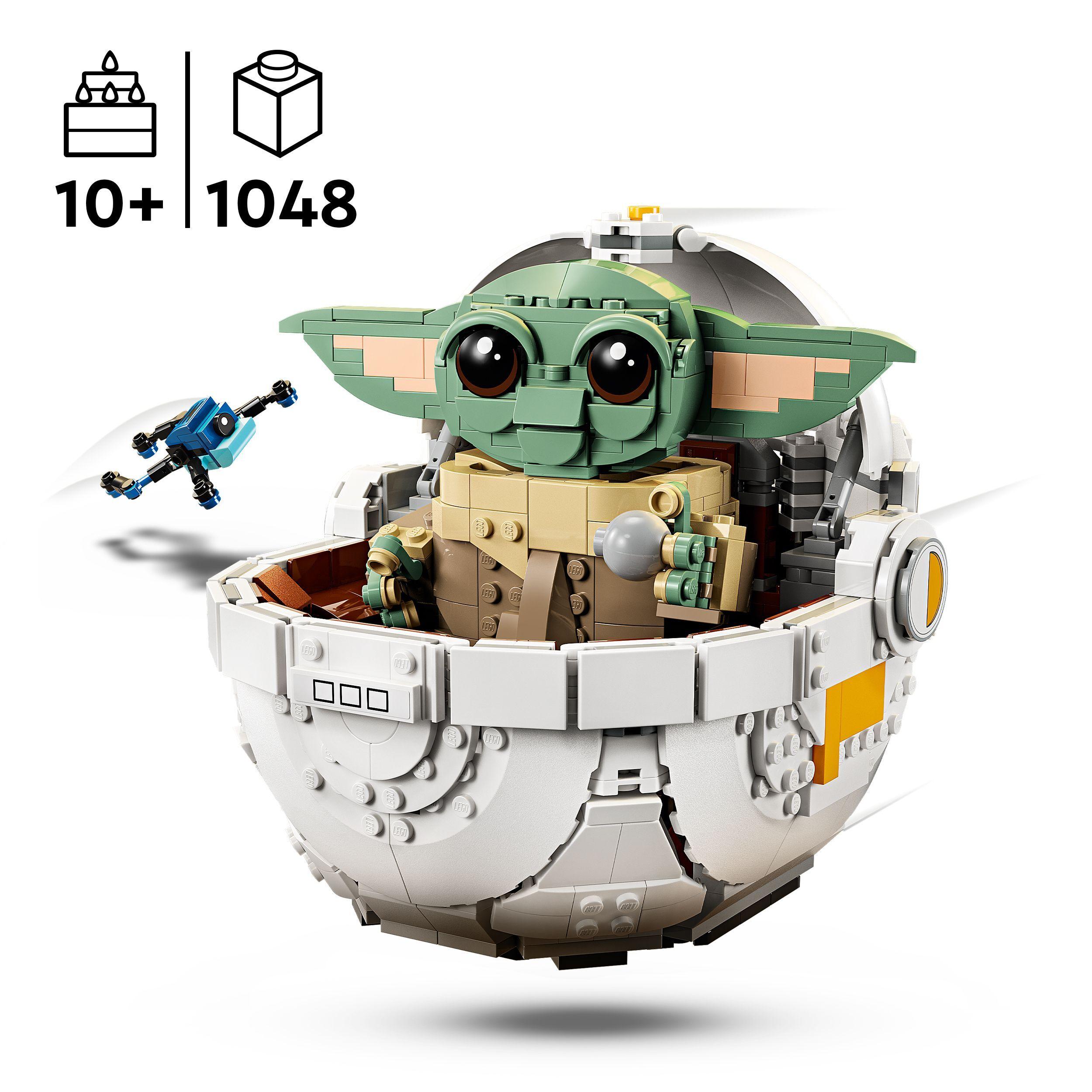 Voir la diapositive 3 : LEGO Star Wars : The Mandalorian 75403 Grogu et son landau - Jeu de construction 10 ans