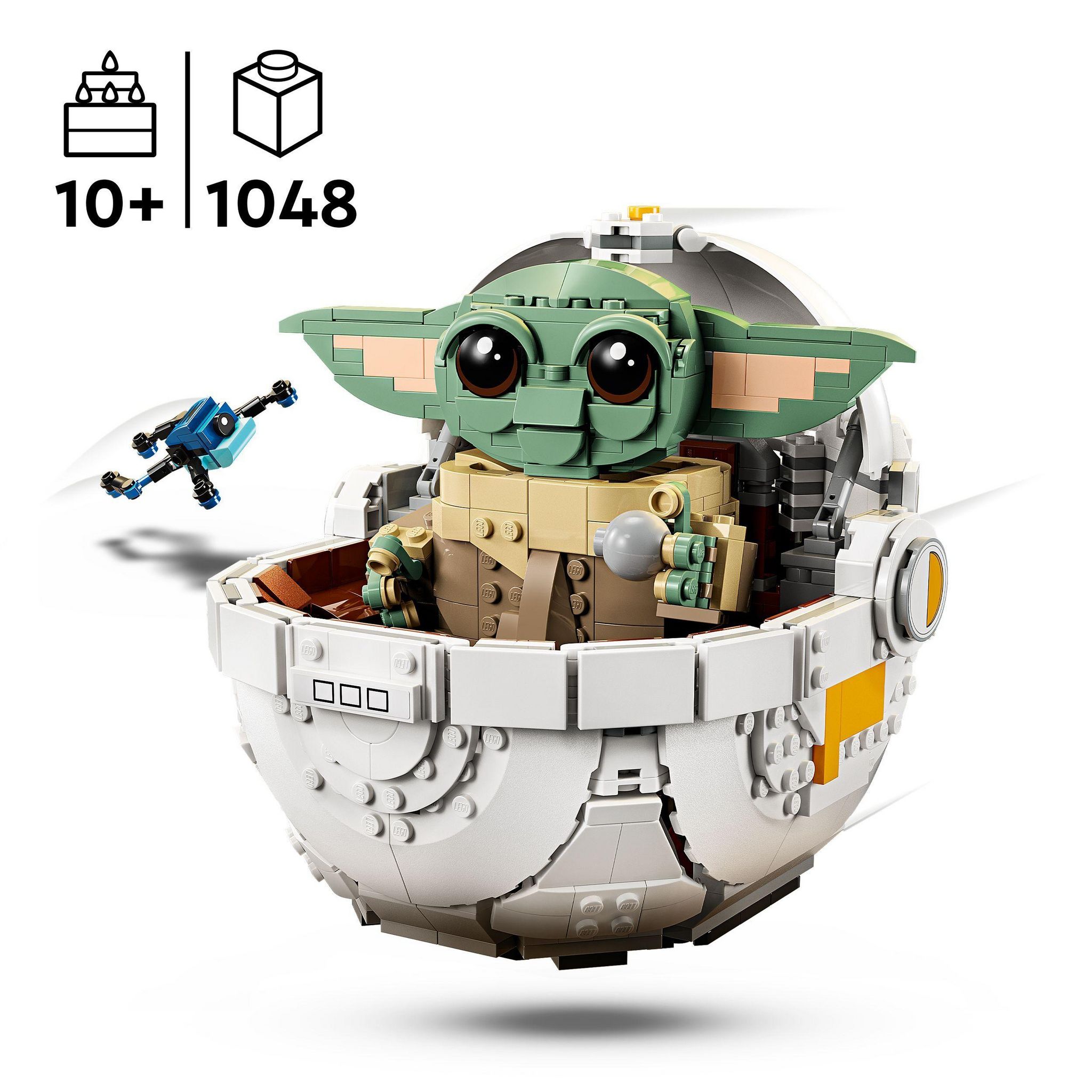 Voir la diapositive 3 : LEGO Star Wars 75403 - Grogu et son landau