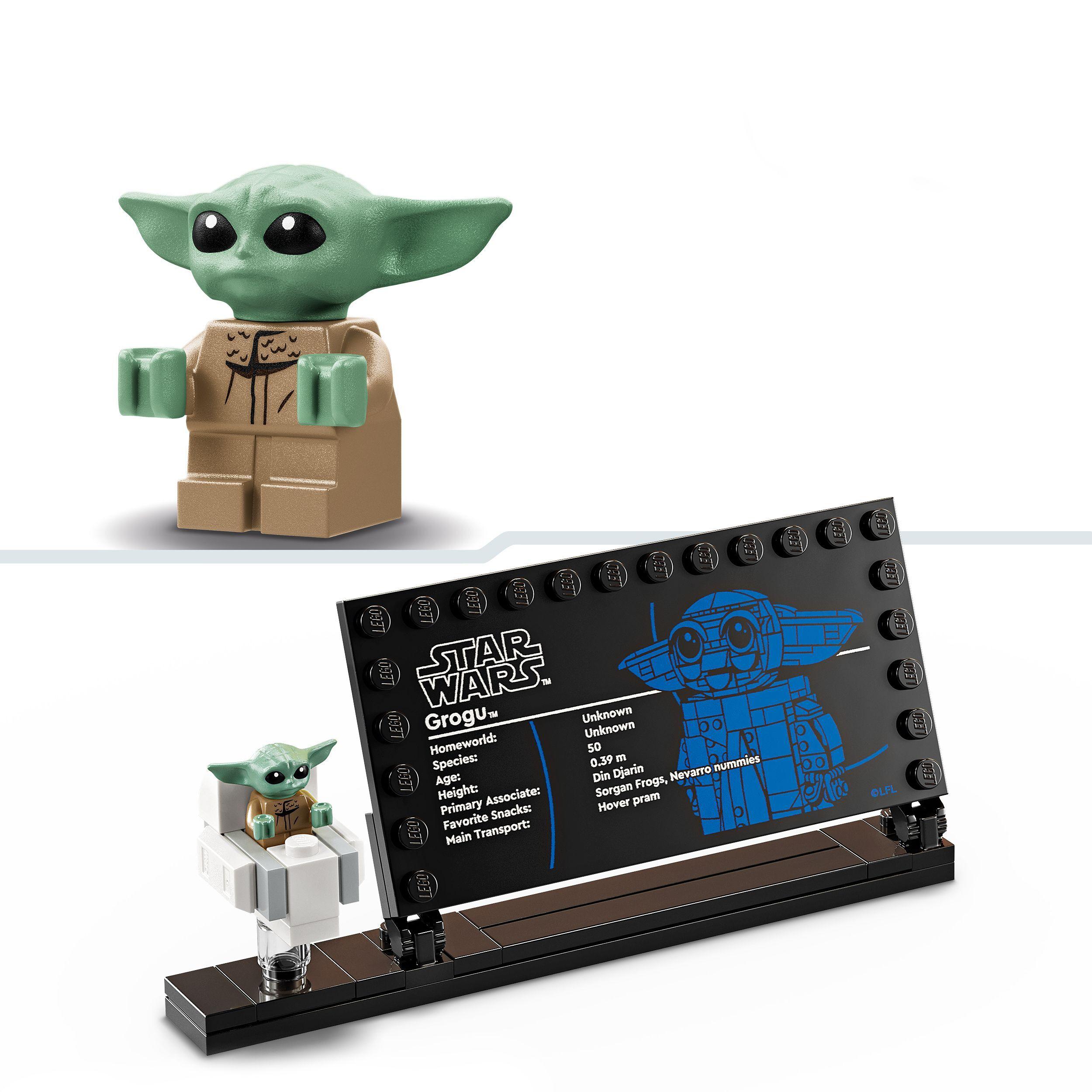Voir la diapositive 6 : LEGO Star Wars : The Mandalorian 75403 Grogu et son landau - Jeu de construction 10 ans