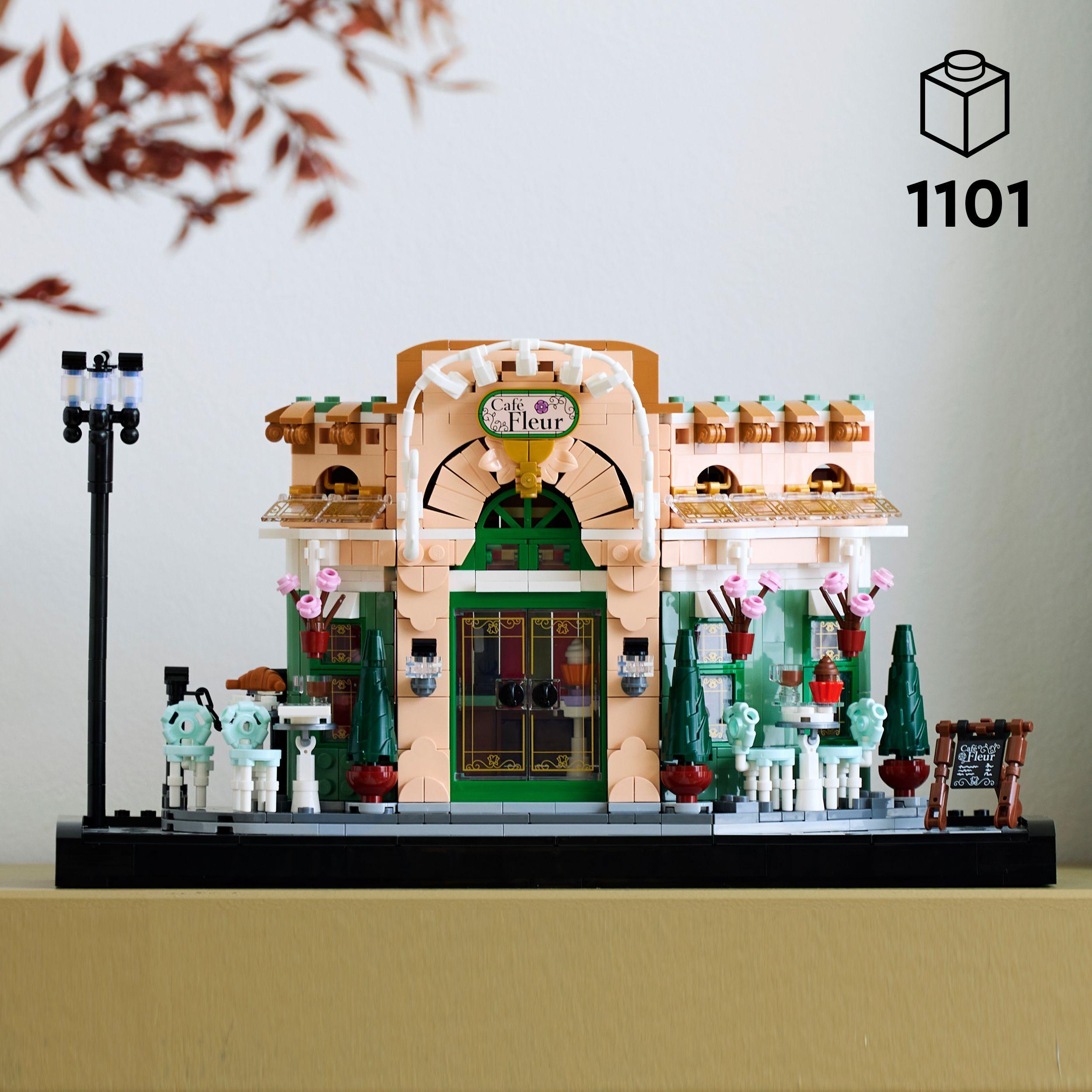 Voir la diapositive 3 : LEGO Icons 10362 Le café français - Décoration parisienne pour étagère - Set pour adulte