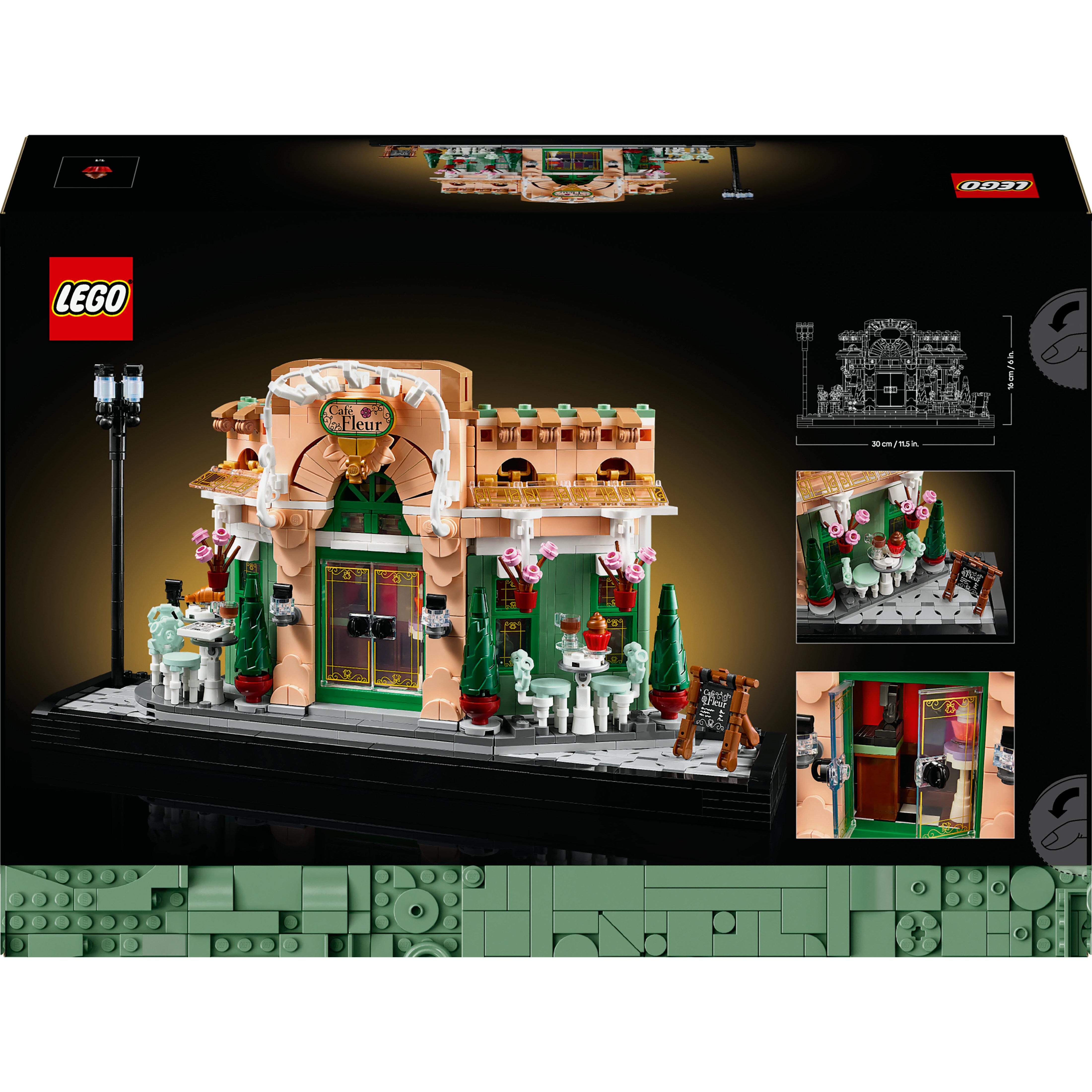Voir la diapositive 7 : LEGO Icons 10362 Le café français - Décoration parisienne pour étagère - Set pour adulte