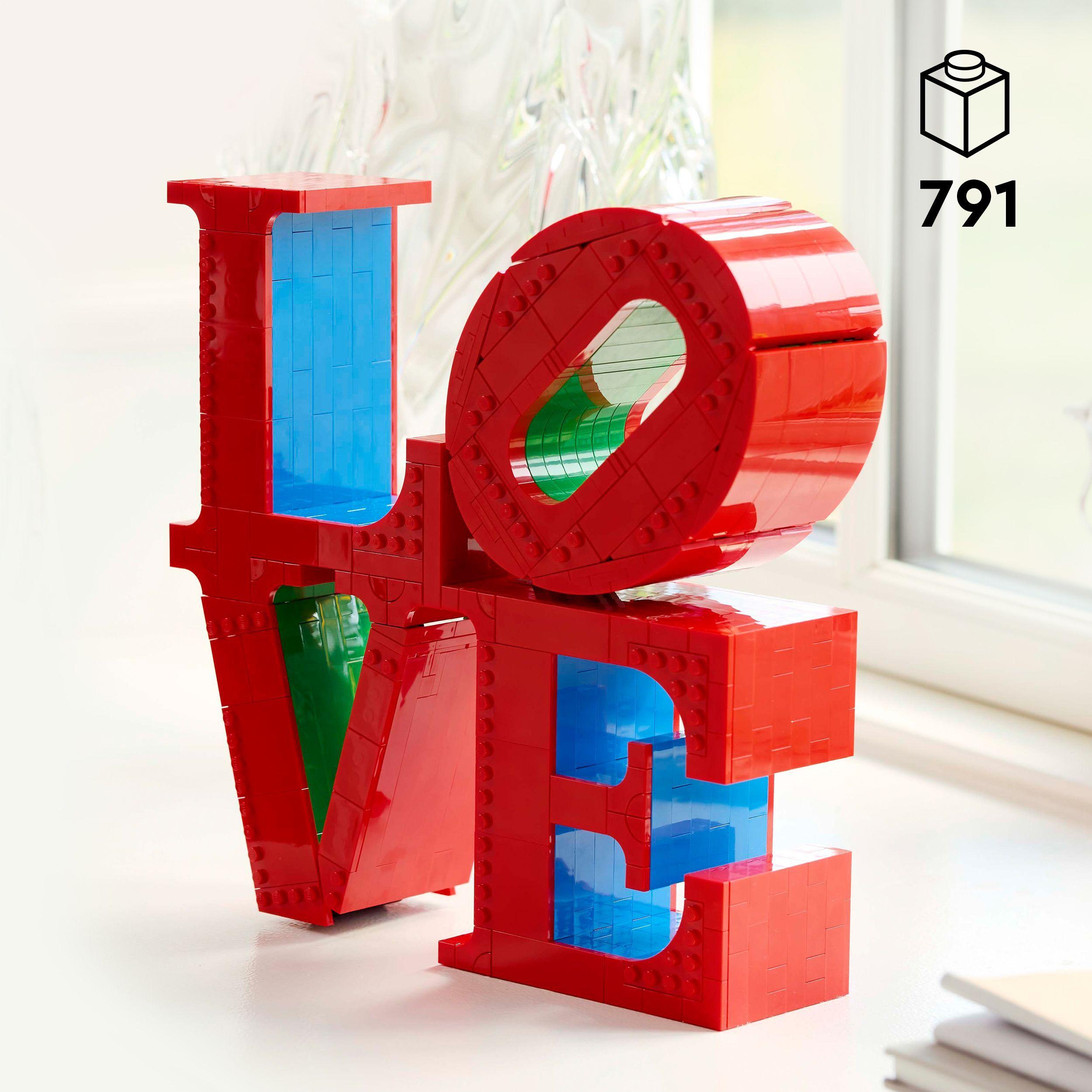 Voir la diapositive 3 : LEGO LEGO Art 31214 LOVE - Set de Construction pour Adulte - Décoration & Cadeau pour Couple