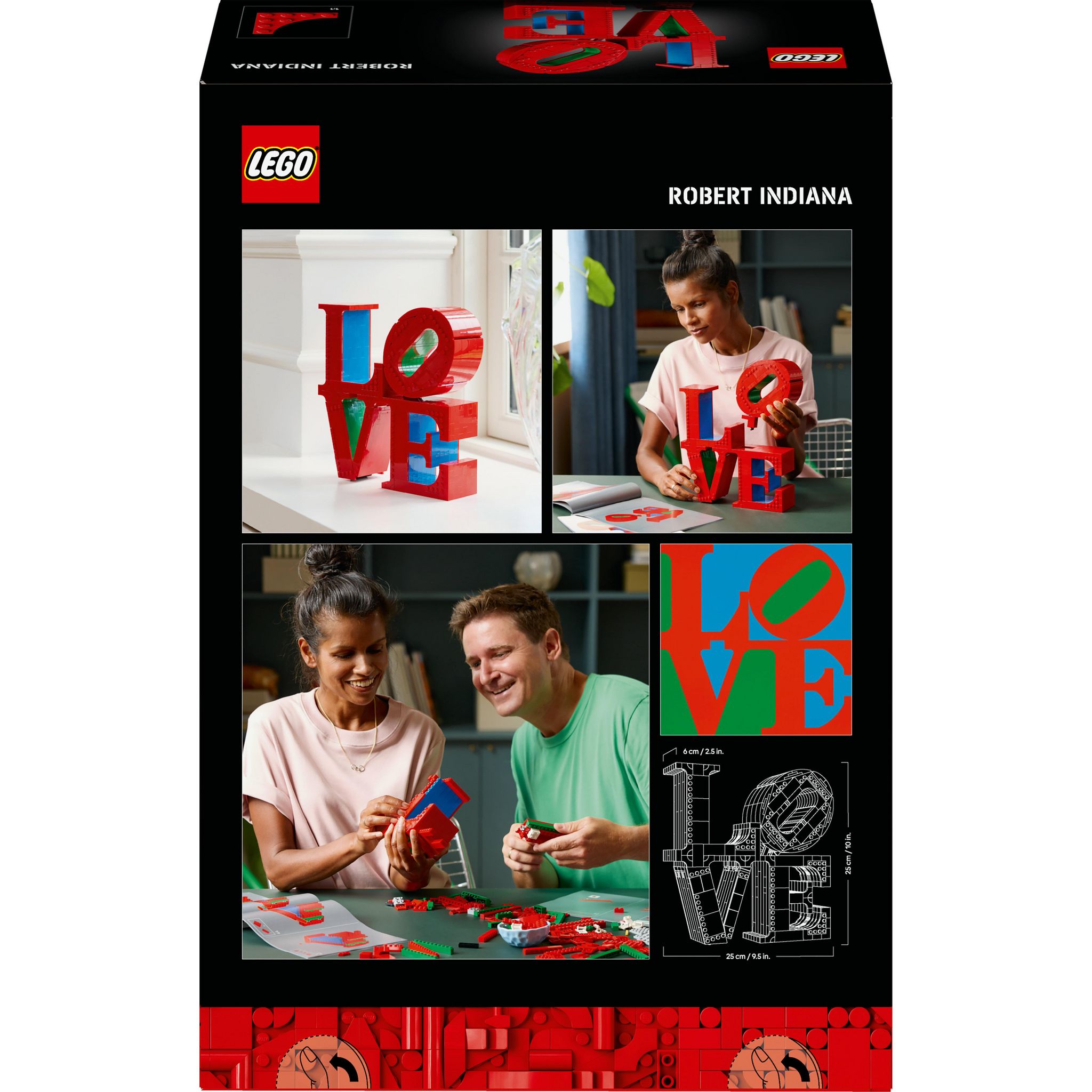 Voir la diapositive 8 : LEGO Art 31214 - Love