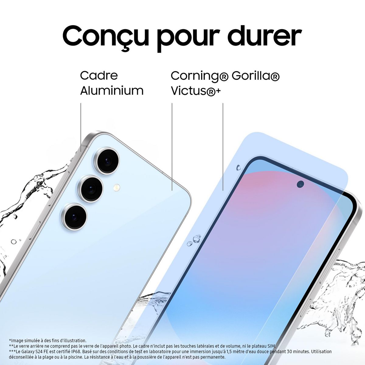 SAMSUNG Galaxy S24FE 5G 128Go - Jaune