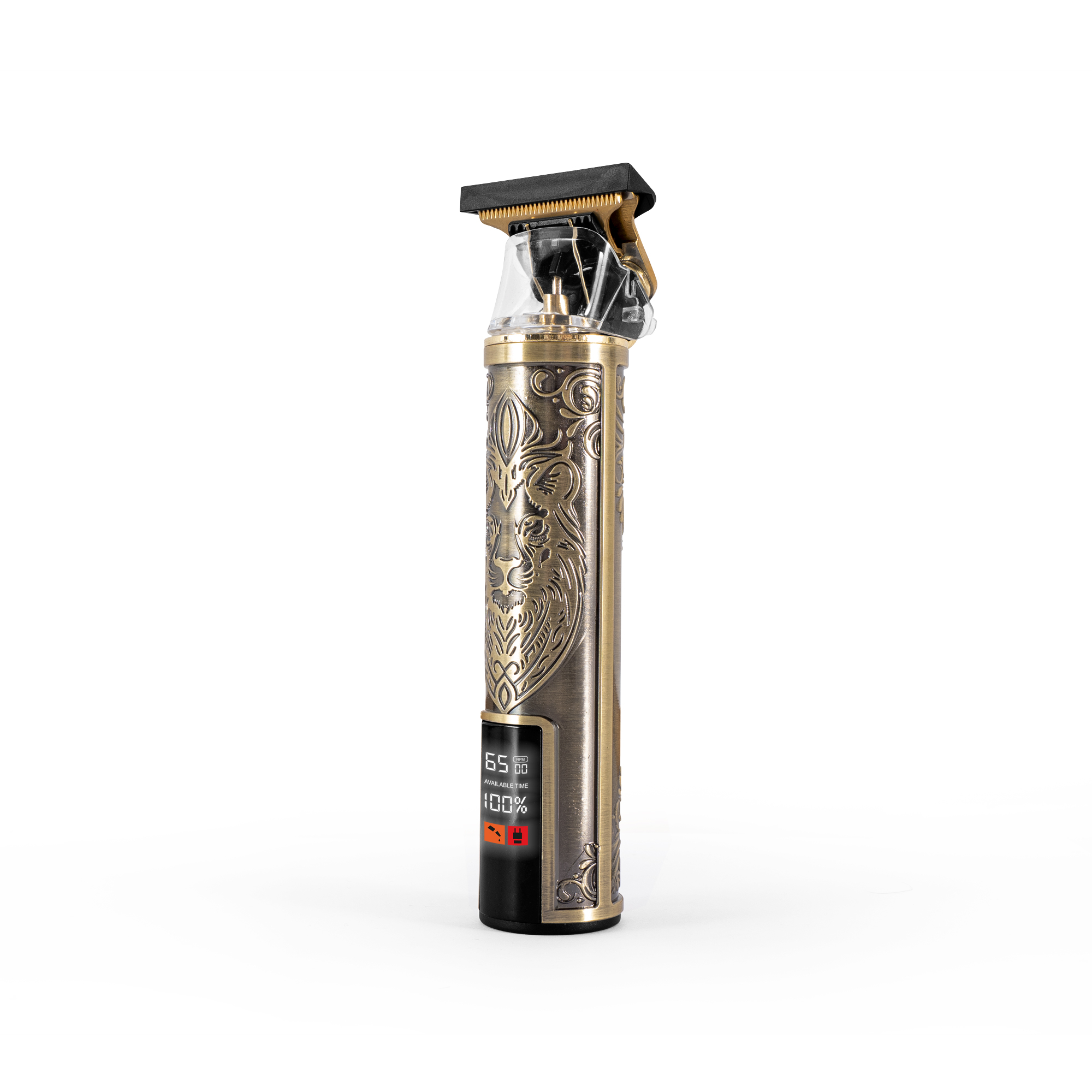 Voir la diapositive 5 : BECKER SHAVES & TRIMS Tondeuse cheveux et barbe LION GOLD - Or