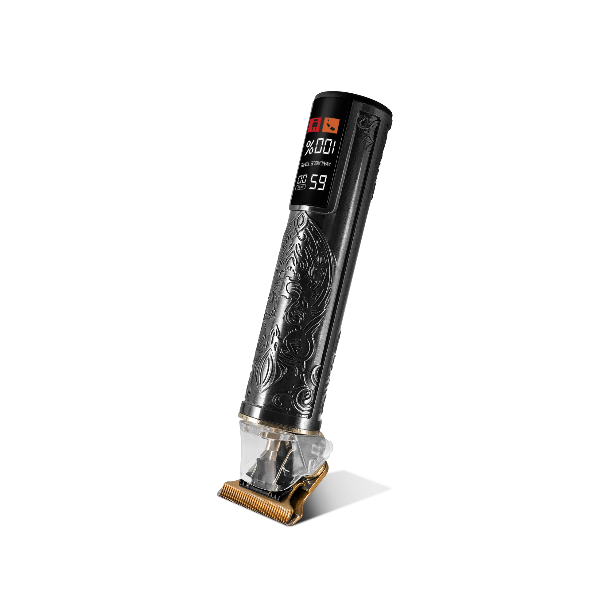 Voir la diapositive 12 : BECKER SHAVES & TRIMS Tondeuse cheveux et barbe LION BLACK - Noir