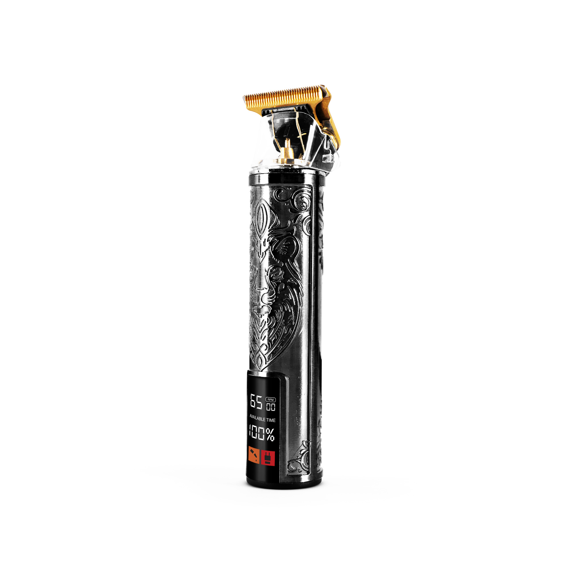 Voir la diapositive 8 : BECKER SHAVES & TRIMS Tondeuse cheveux et barbe LION BLACK - Noir