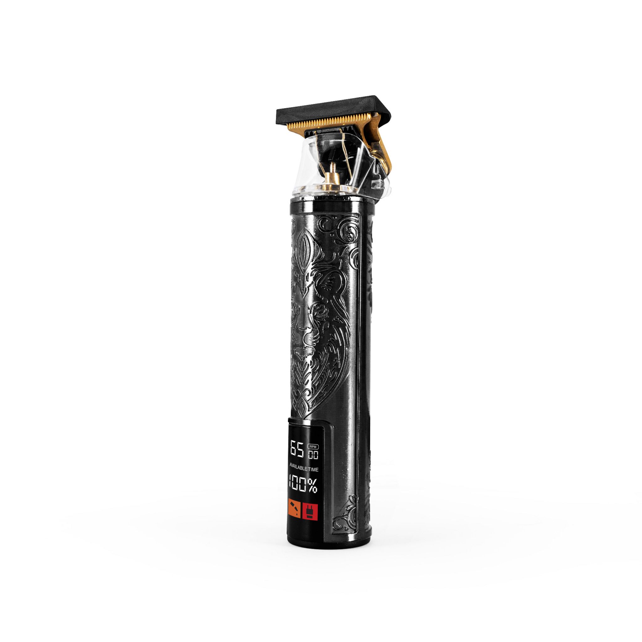 Voir la diapositive 10 : BECKER SHAVES & TRIMS Tondeuse cheveux et barbe LION BLACK - Noir