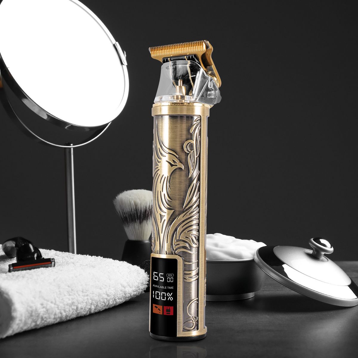 BECKER SHAVES & TRIMS Tondeuse cheveux et barbe PHOENIX GOLD - Or