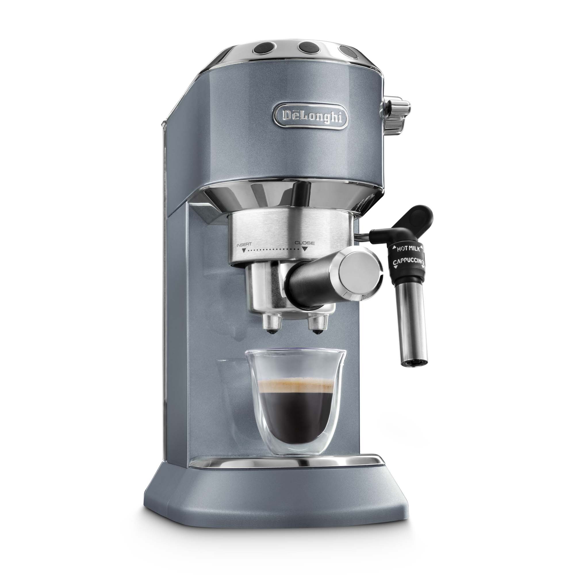 Voir la diapositive 2 : DELONGHI Machine expresso EC785AE - Bleu
