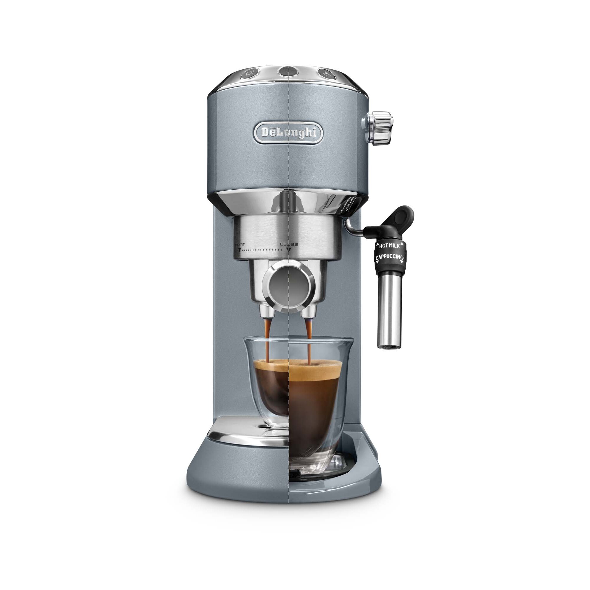 Voir la diapositive 5 : DELONGHI Machine expresso EC785AE - Bleu