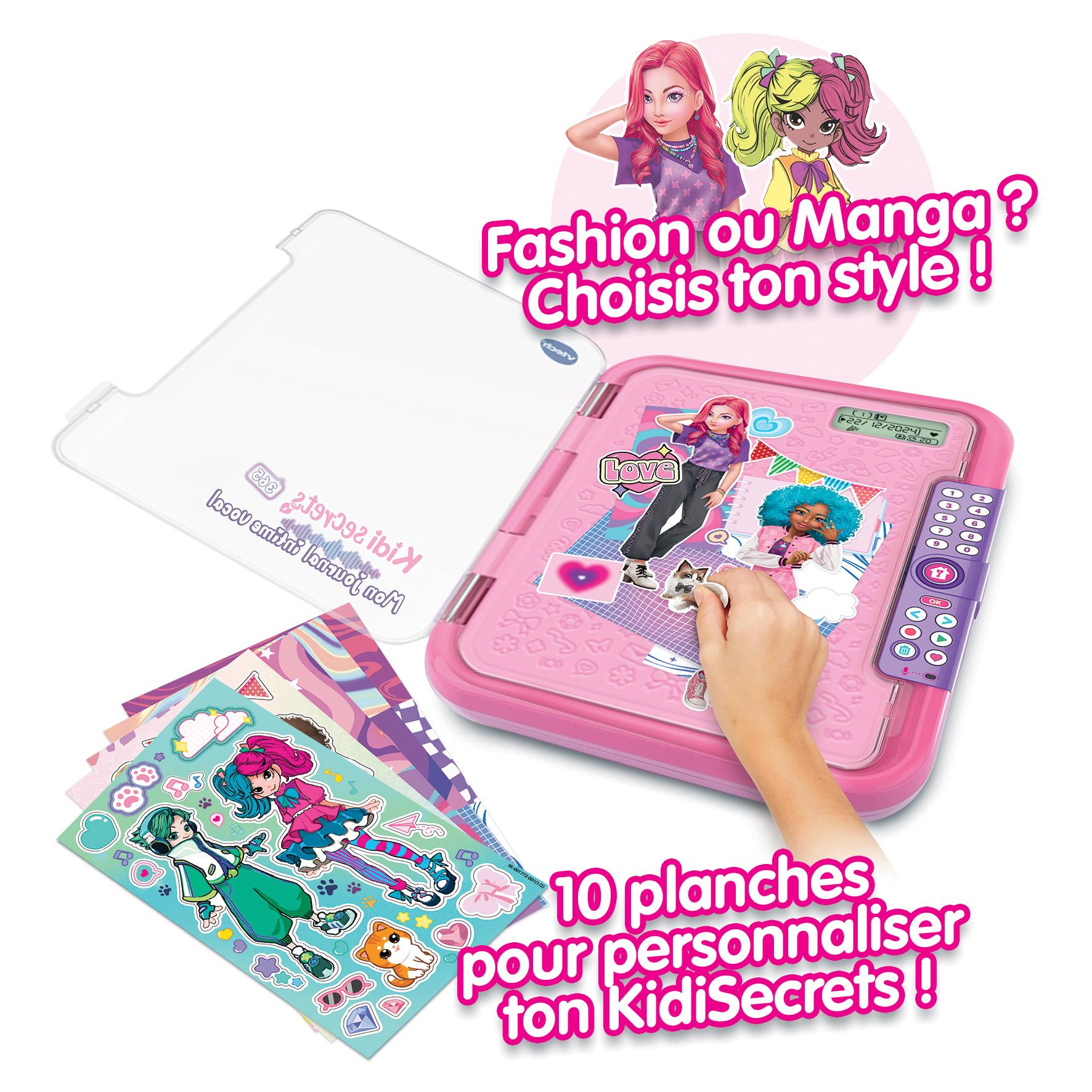 Voir la diapositive 4 : VTECH Mon Journal Intime Vocal Kidisecrets 365 - Rose