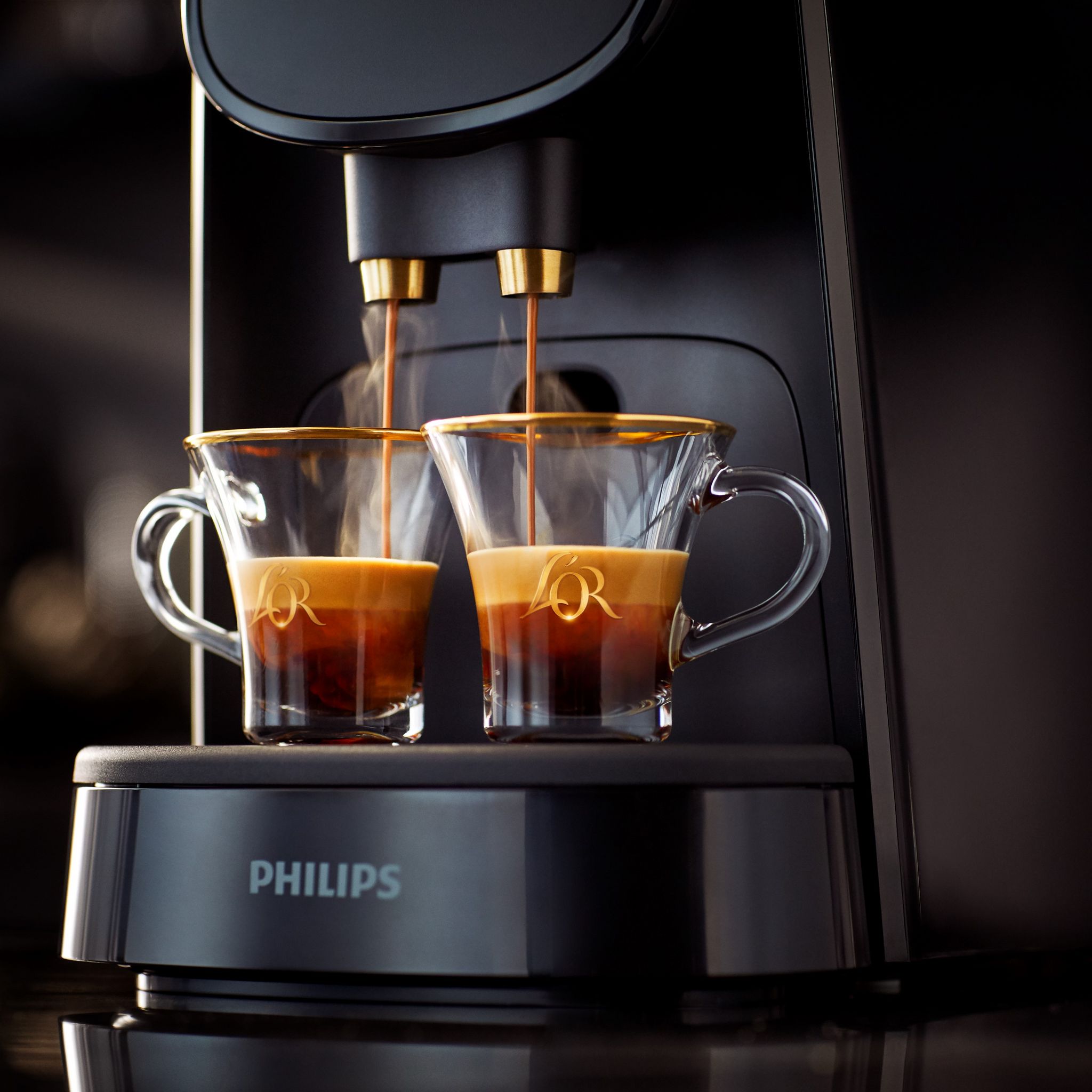Voir la diapositive 7 : PHILIPS Machine à café à capsules LM8012/65 - Noir