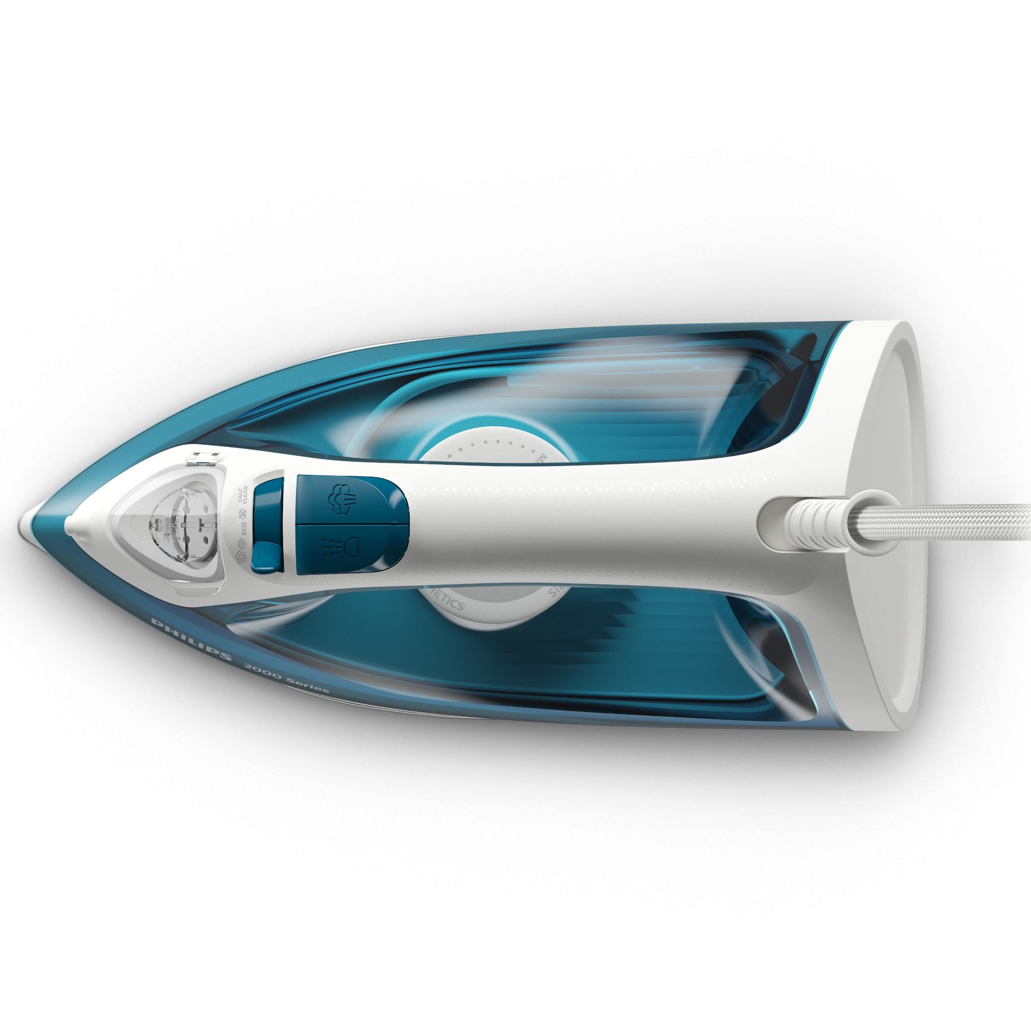 Voir la diapositive 2 : PHILIPS Fer à repasser DST 2020/90 - Bleu