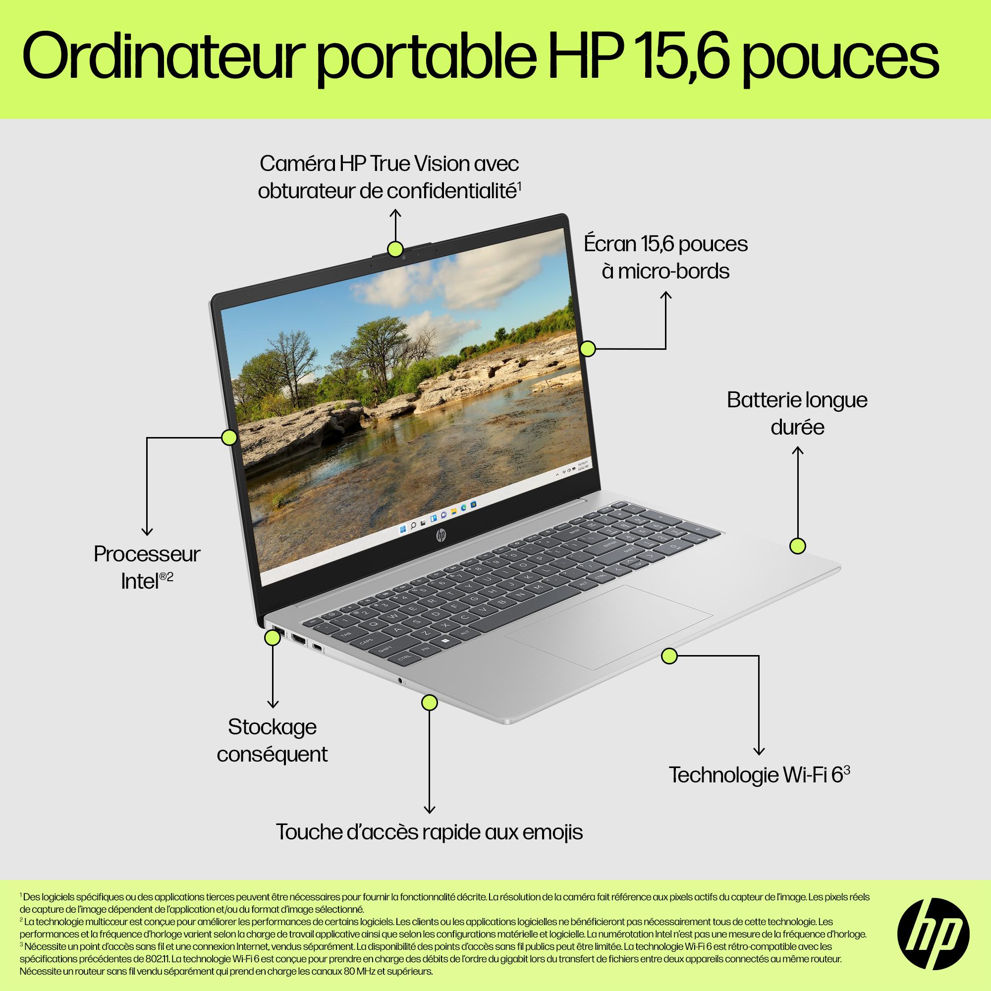 Voir la diapositive 5 : HP Ordinateur Portable 15-FD0087NF - Gris