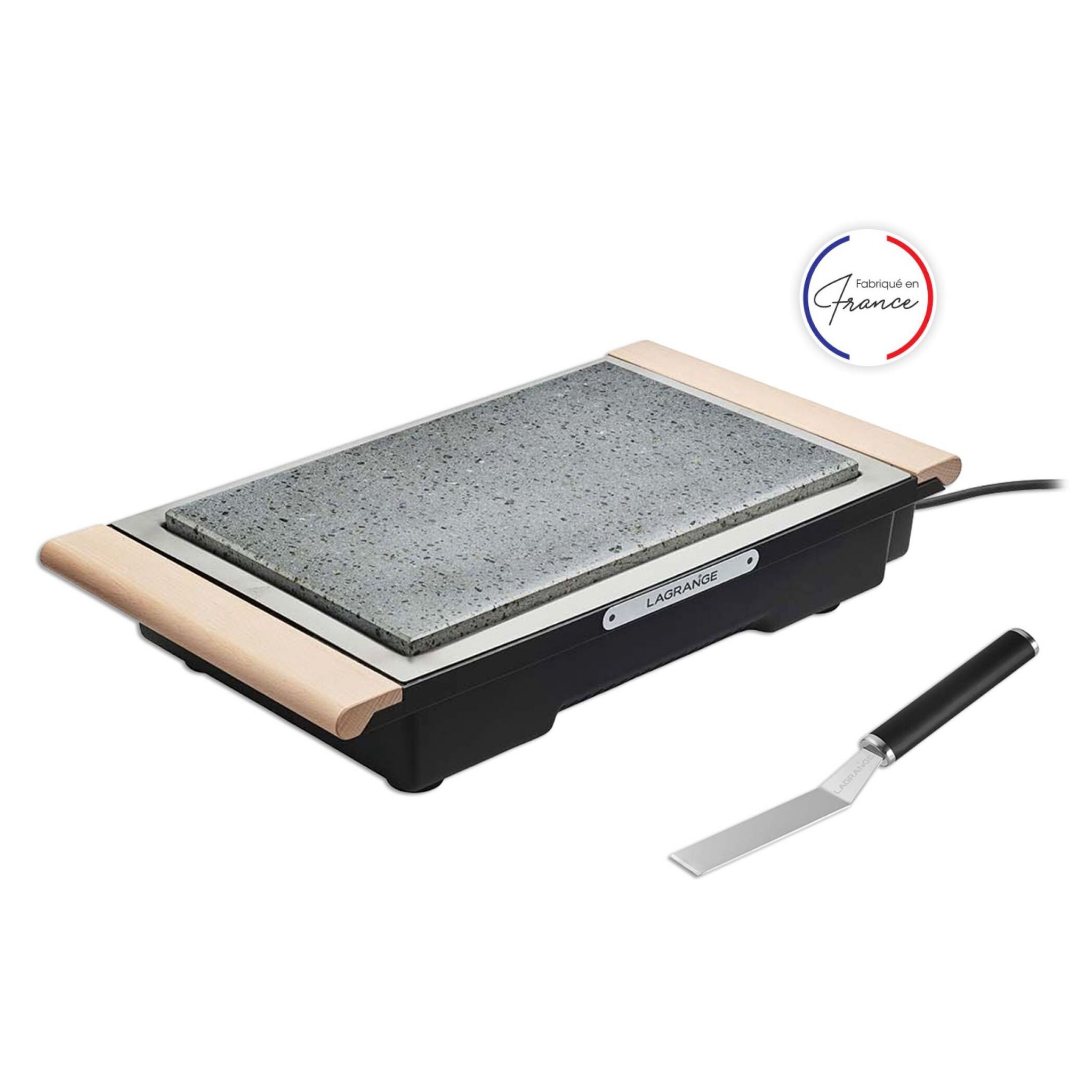 Voir la diapositive 2 : LAGRANGE Grill Pierre 249005 - Bois