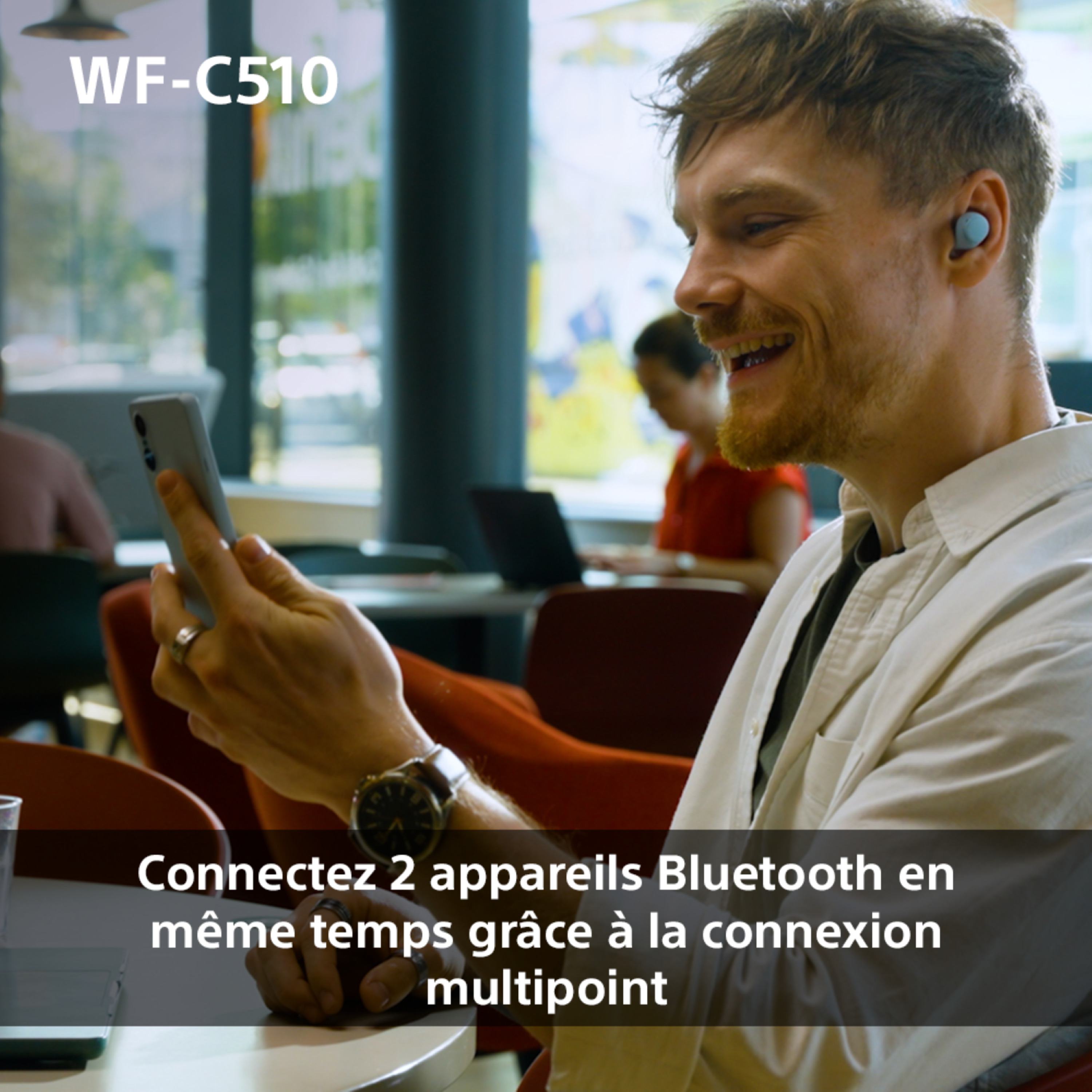 Voir la diapositive 7 : SONY Écouteurs WF C510 - Noir