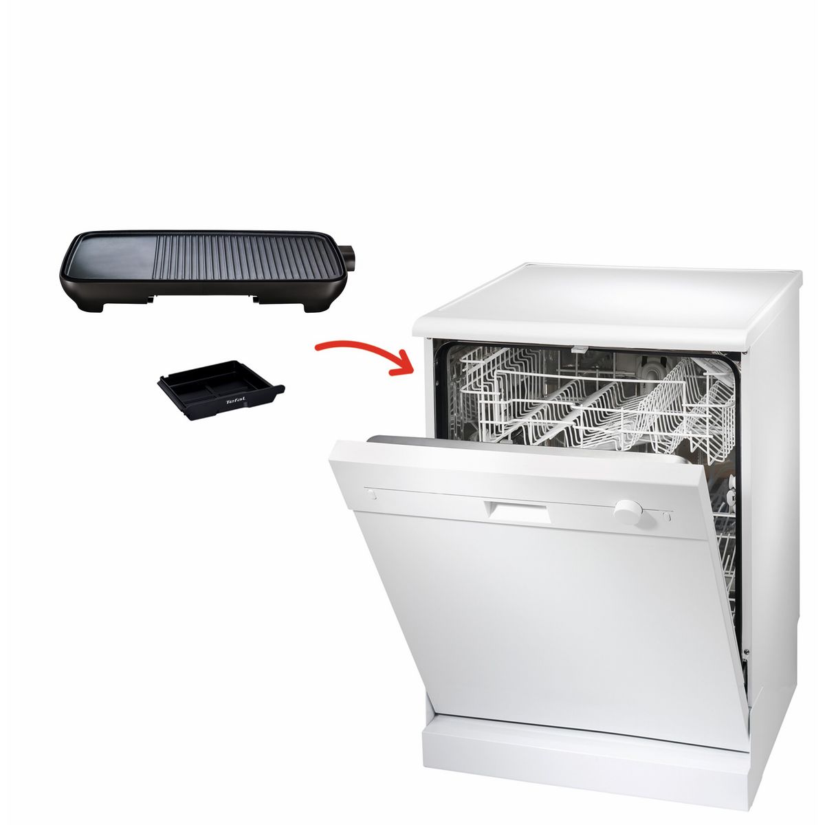 TEFAL Plancha grill TG391812 - Noir