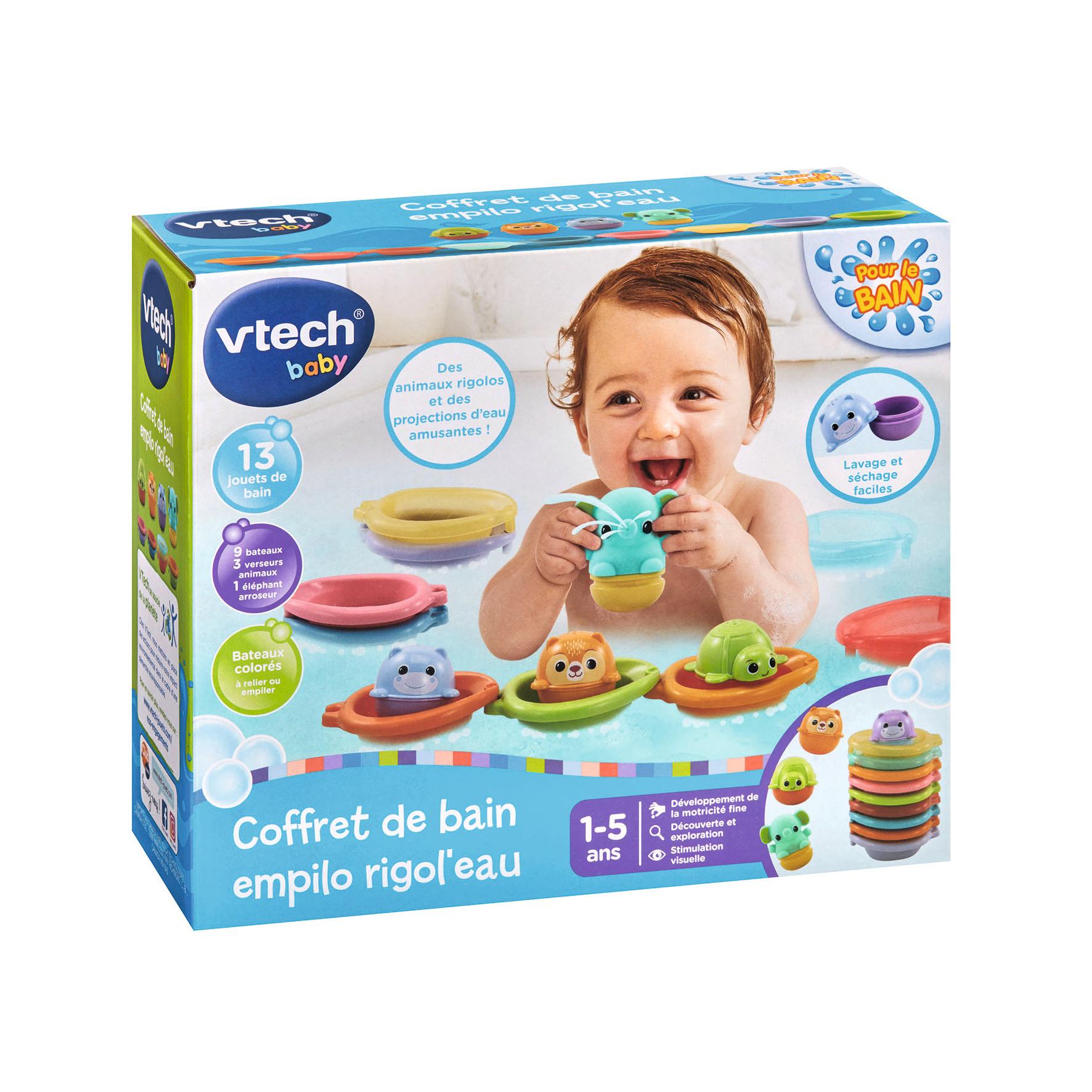 Voir la diapositive 3 : VTECH Coffret de bain Empilo Rigol'EAU