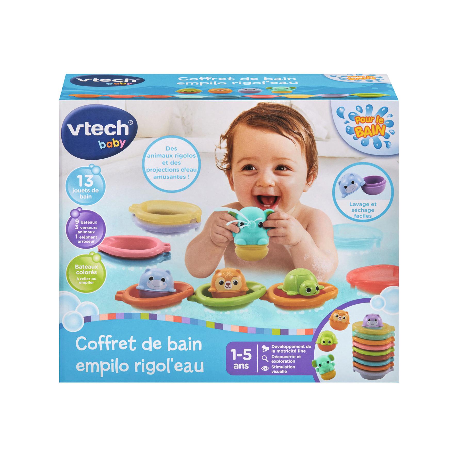 Voir la diapositive 4 : VTECH Coffret de bain Empilo Rigol'EAU