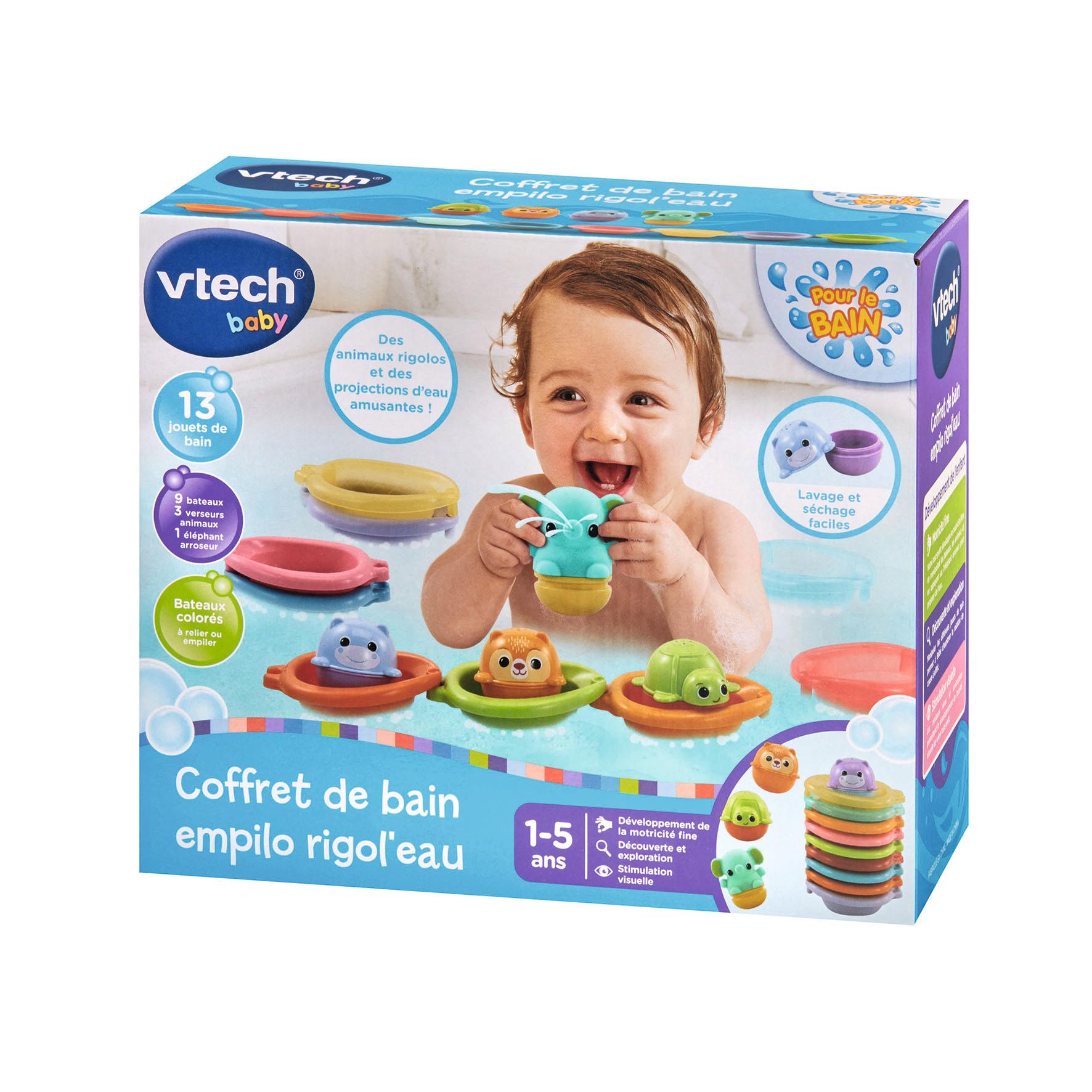 Voir la diapositive 5 : VTECH Coffret de bain Empilo Rigol'EAU