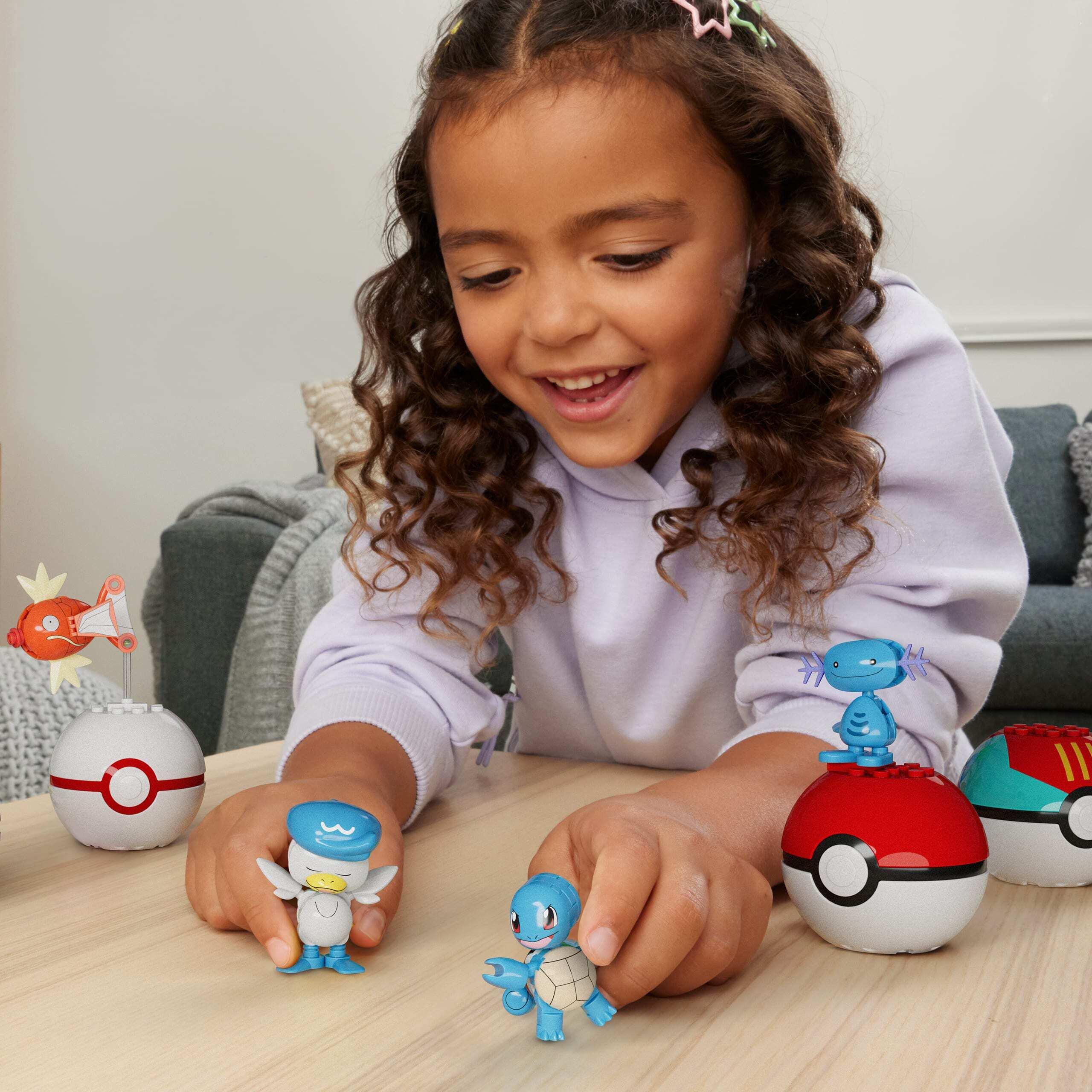 Voir la diapositive 8 : MATTEL Dresseur de Pokemon de type Eau - Construction Mega