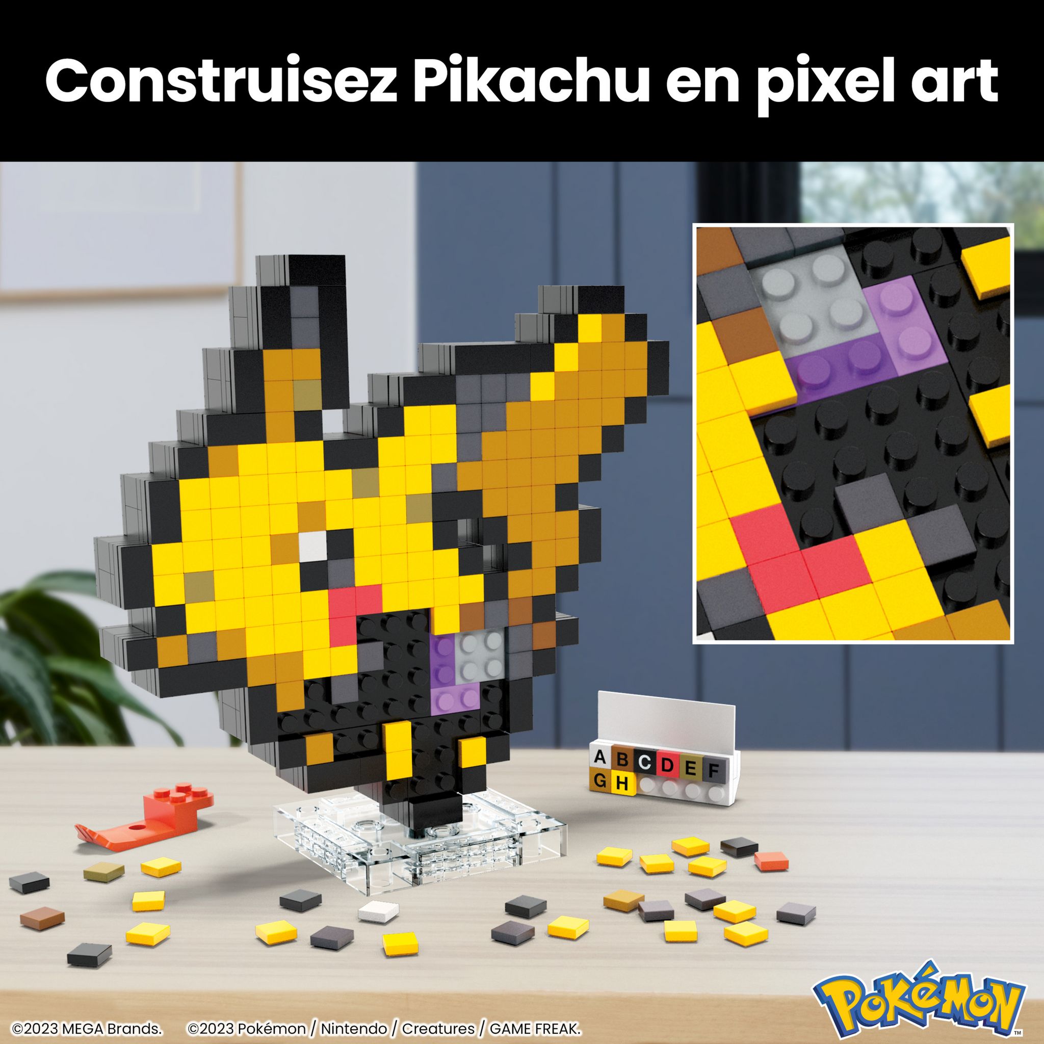 Voir la diapositive 5 : MATTEL Pixel Art Pikachu