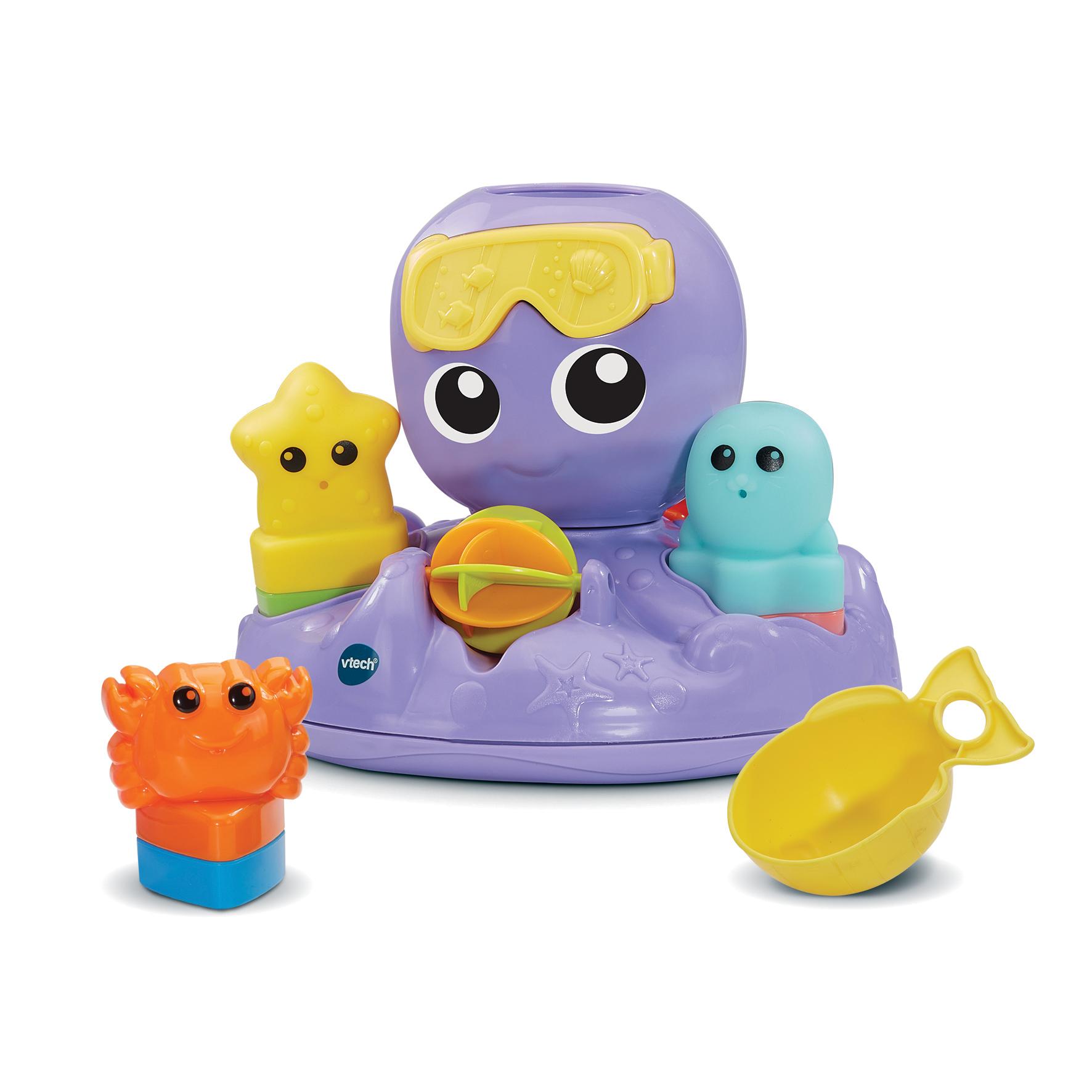 Voir la diapositive 2 : VTECH Julie ma Pieuvre Toupie de bain