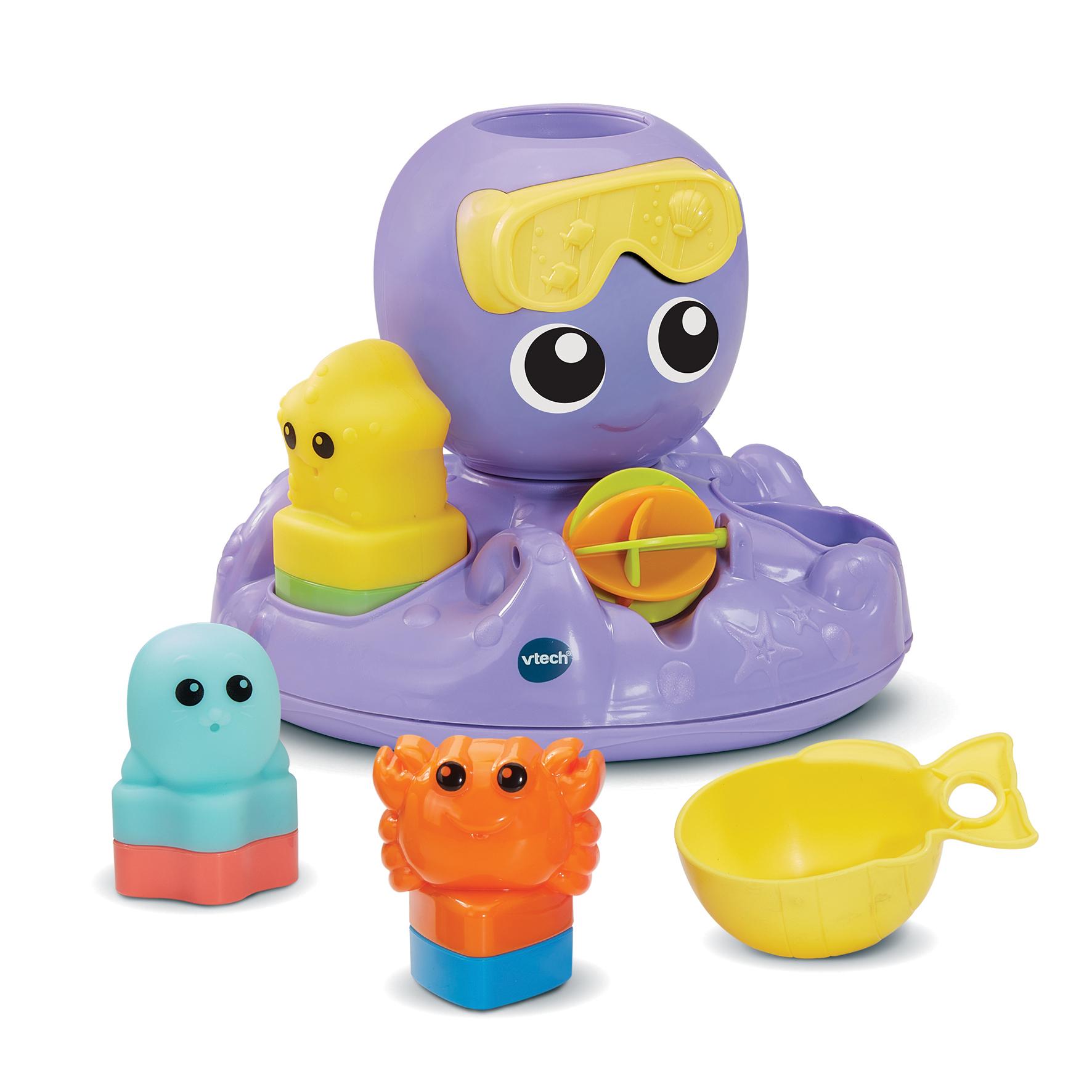 Voir la diapositive 3 : VTECH Julie ma Pieuvre Toupie de bain