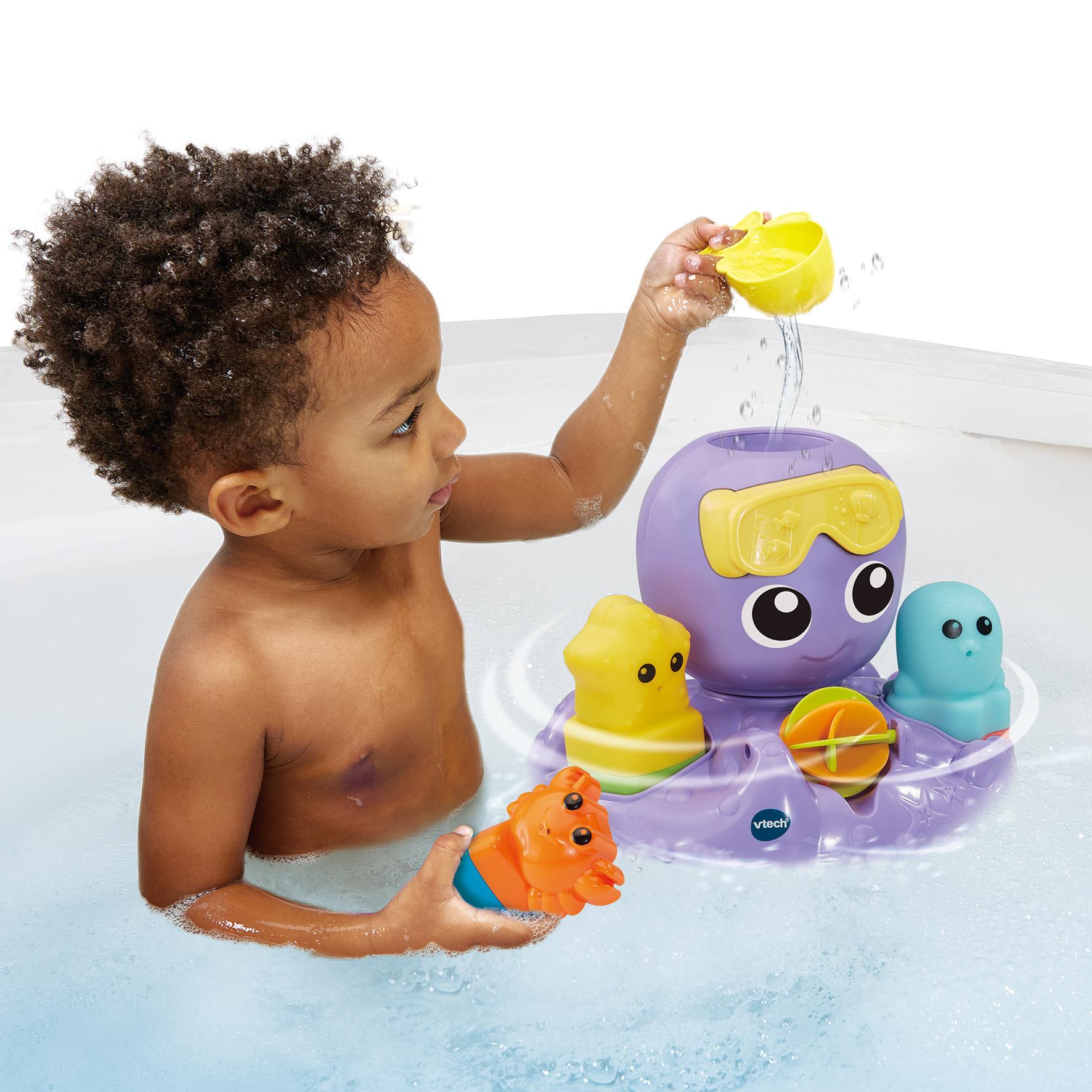Voir la diapositive 5 : VTECH Julie ma Pieuvre Toupie de bain