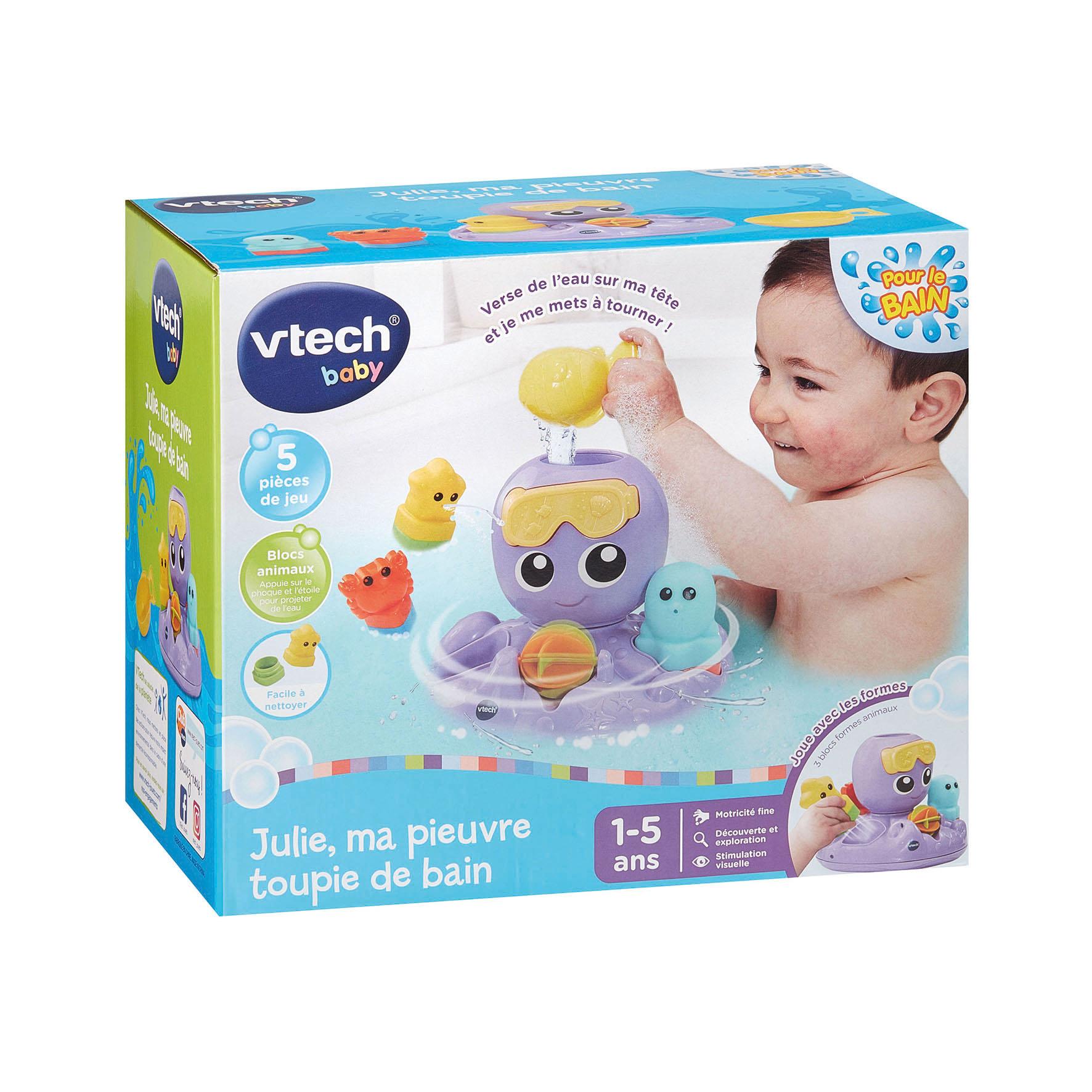 Voir la diapositive 6 : VTECH Julie ma Pieuvre Toupie de bain