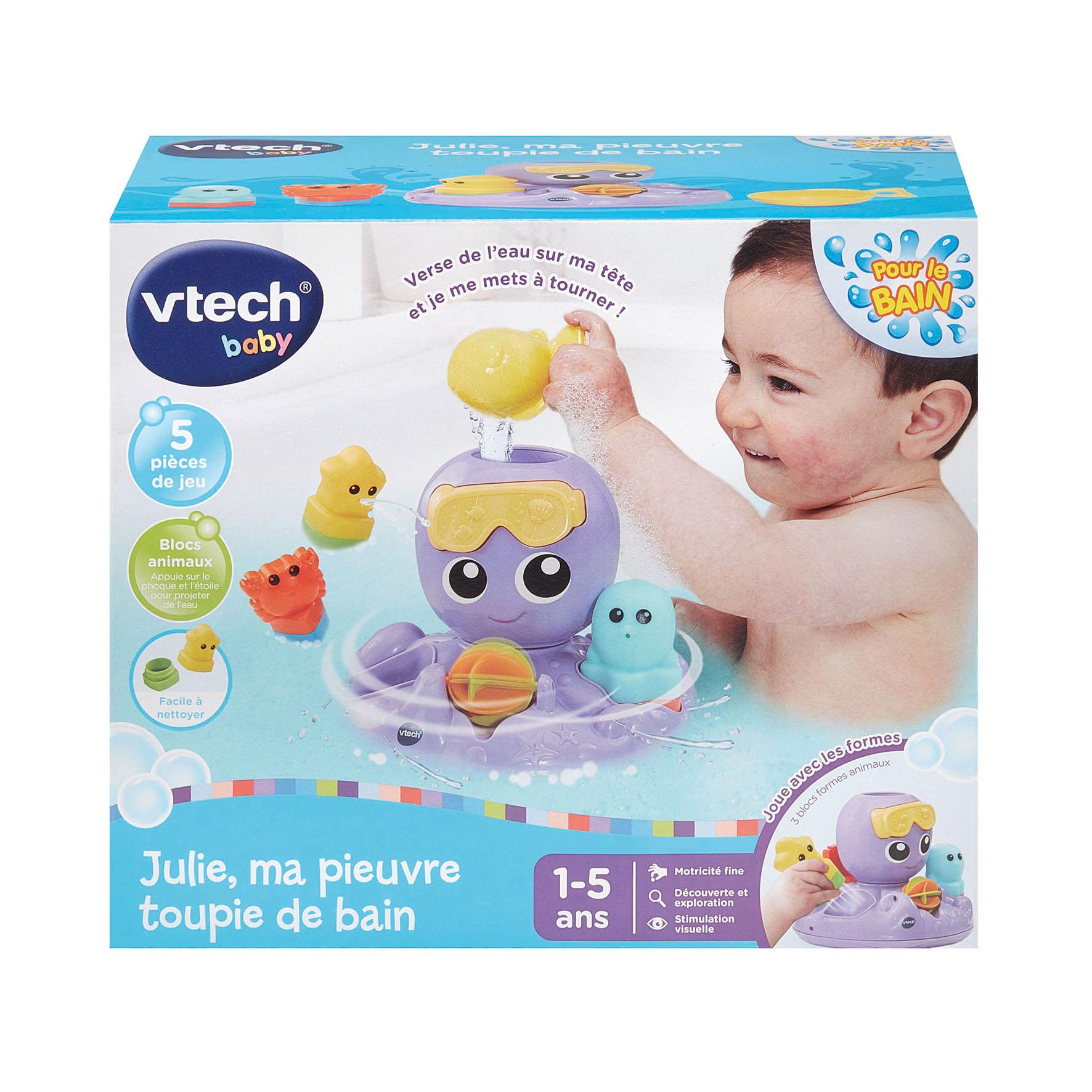 Voir la diapositive 7 : VTECH Julie ma Pieuvre Toupie de bain