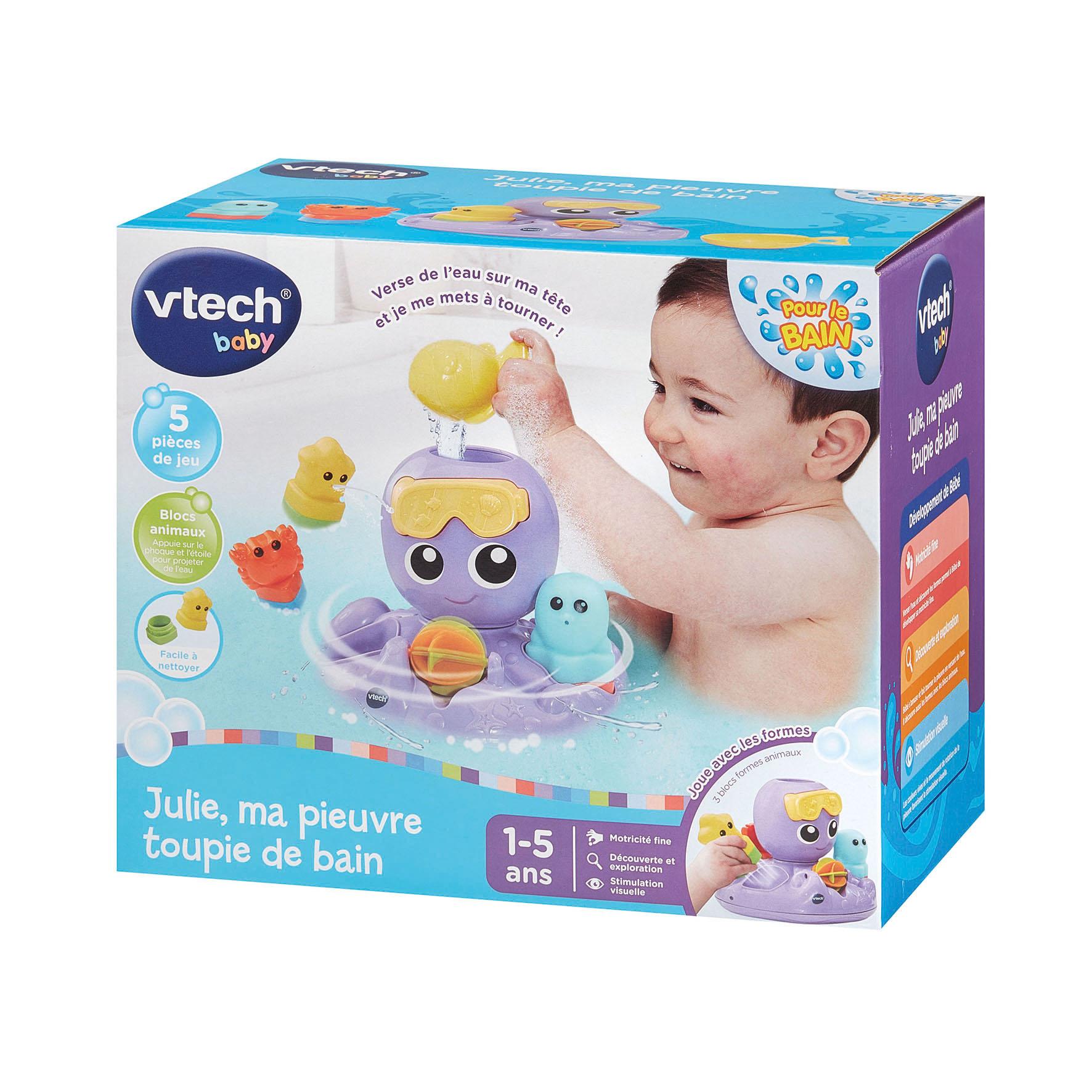 Voir la diapositive 8 : VTECH Julie ma Pieuvre Toupie de bain