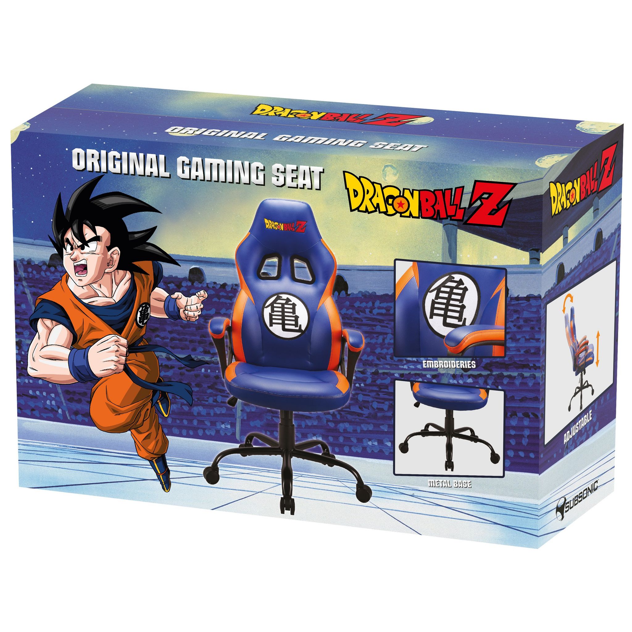 Voir la diapositive 3 : Siege Gaming Dragon Ball Z Bleu et Orange