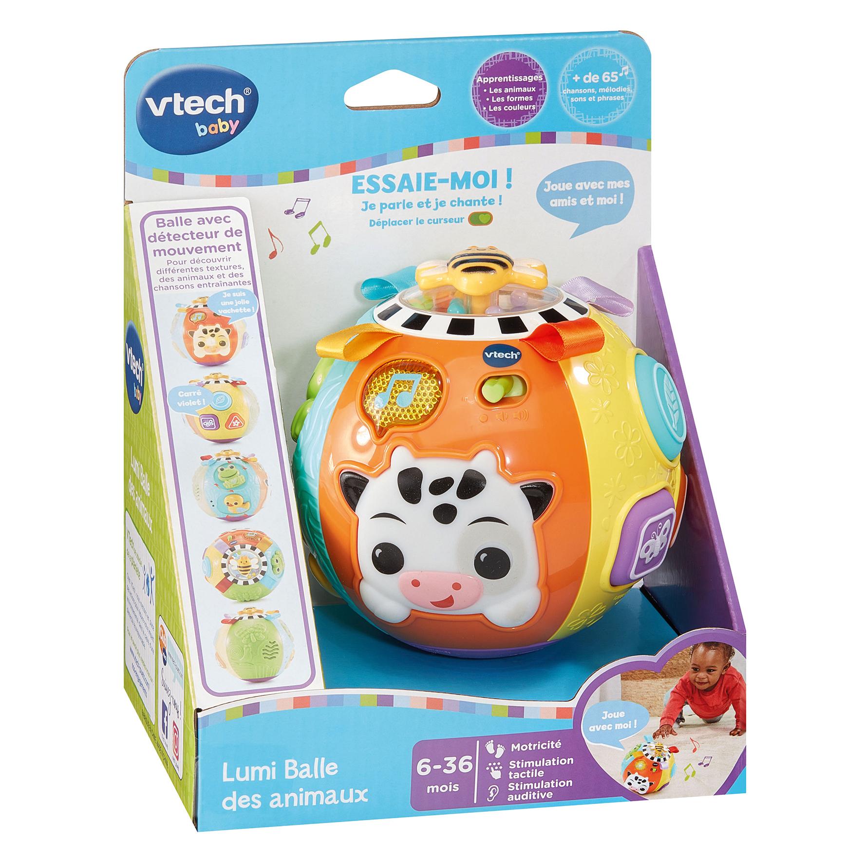 Voir la diapositive 7 : VTECH Balle des animaux Lumi