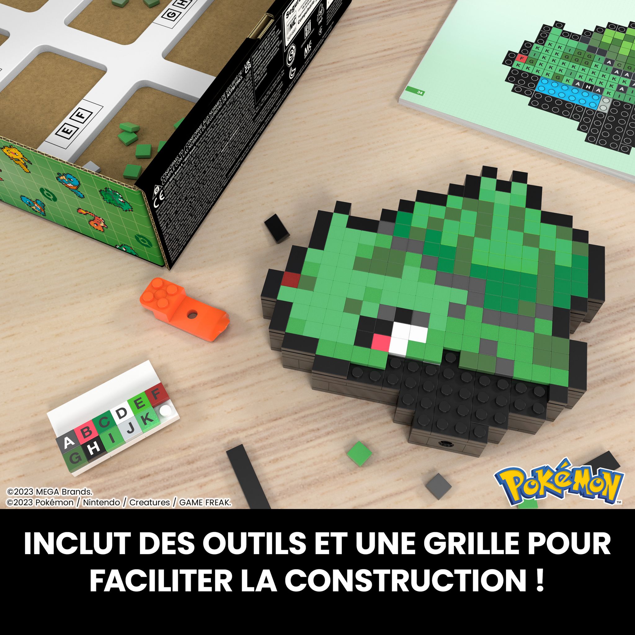 Voir la diapositive 5 : MATTEL Pixel Art Bulbizarre