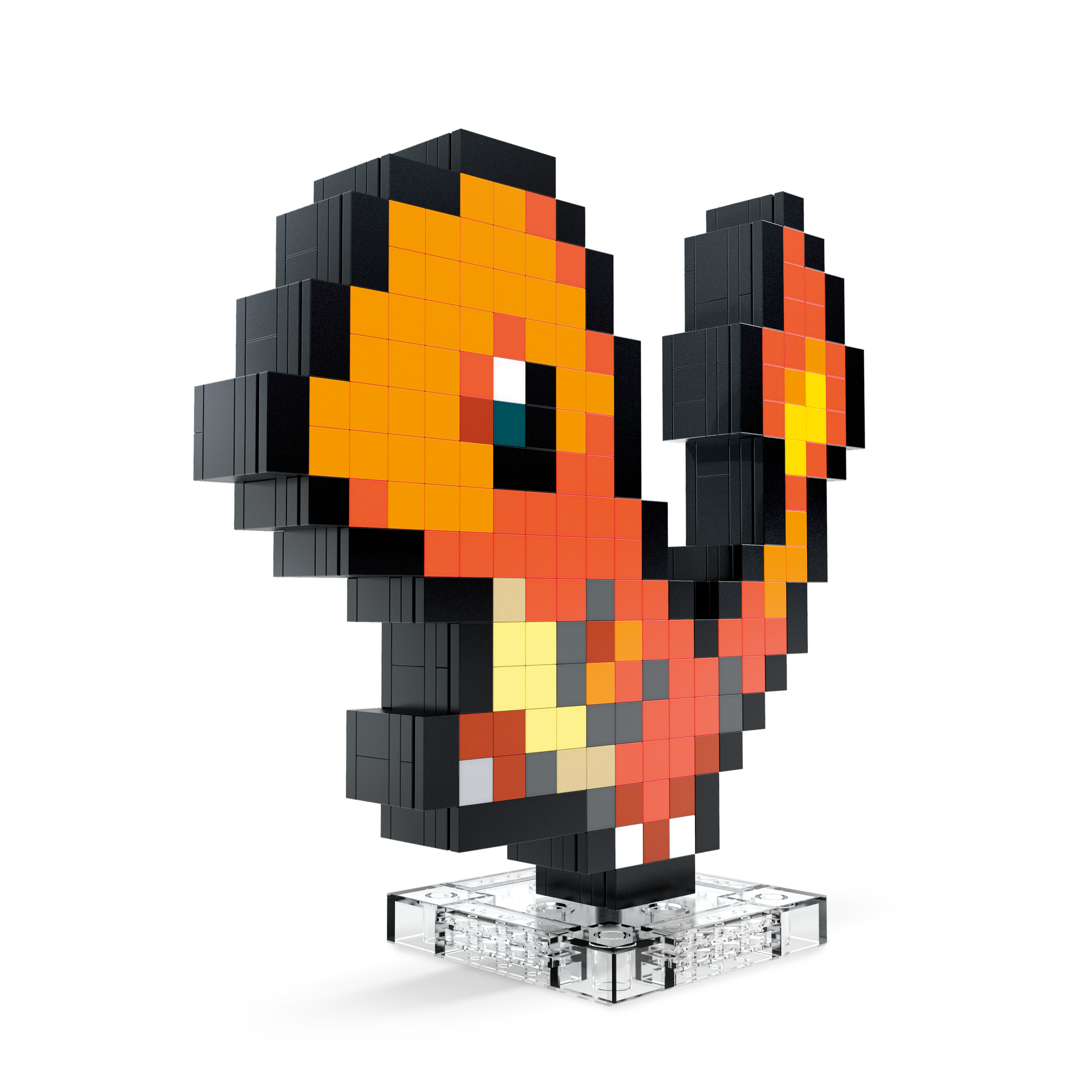 Voir la diapositive 3 : MATTEL Pixel Art Salamèche