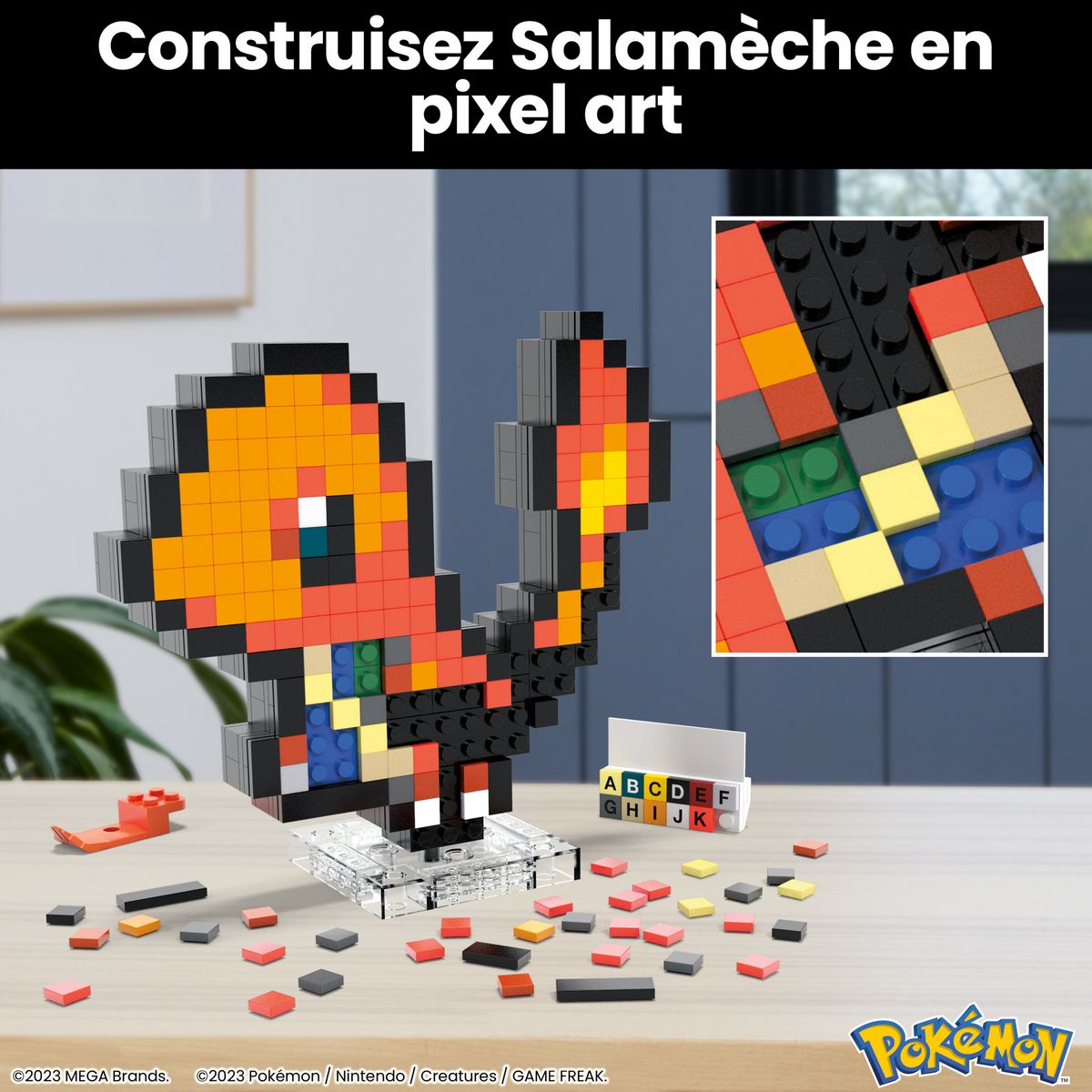 MATTEL Pixel Art Salamèche