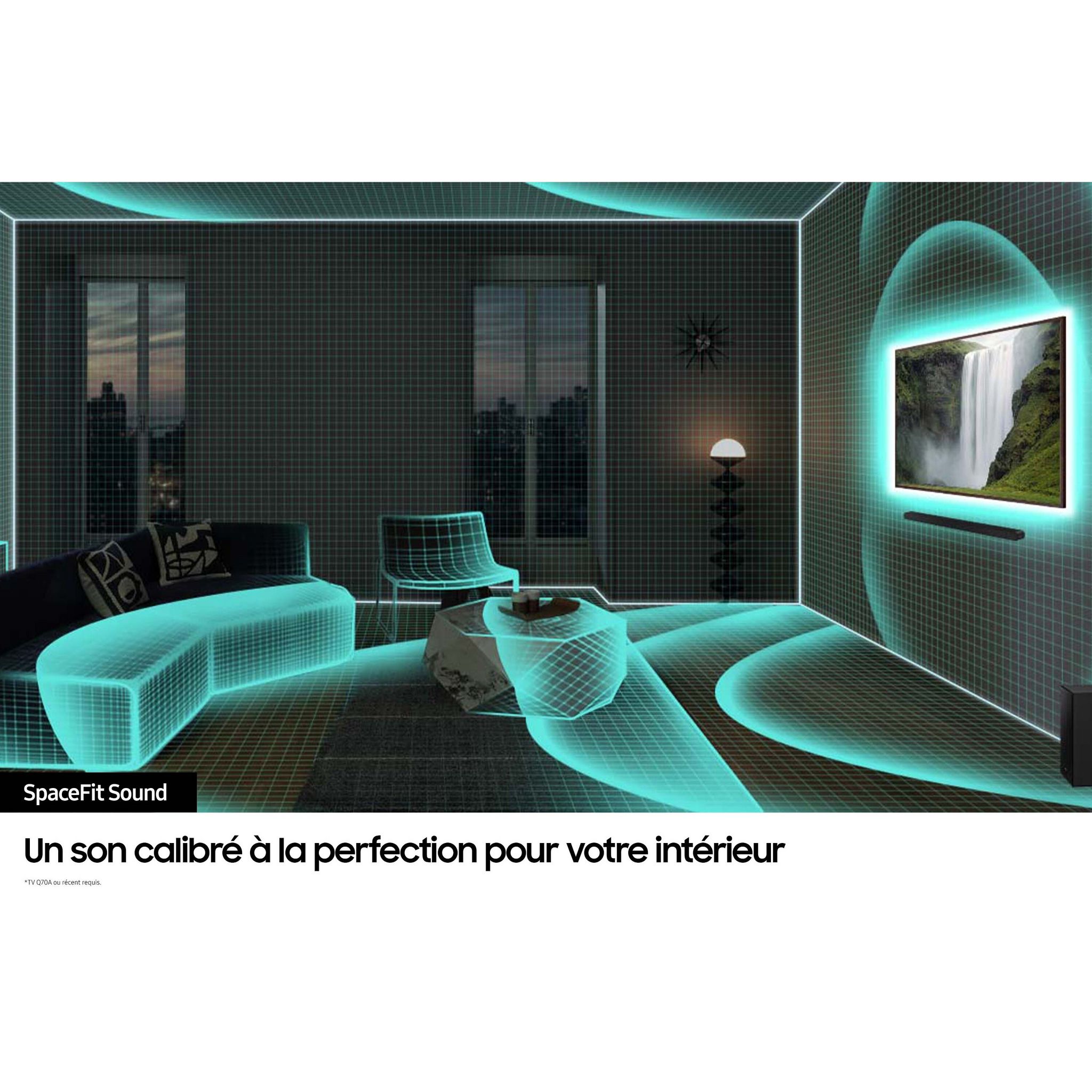 Voir la diapositive 6 : SAMSUNG Barre de son HW-S710D - Noir