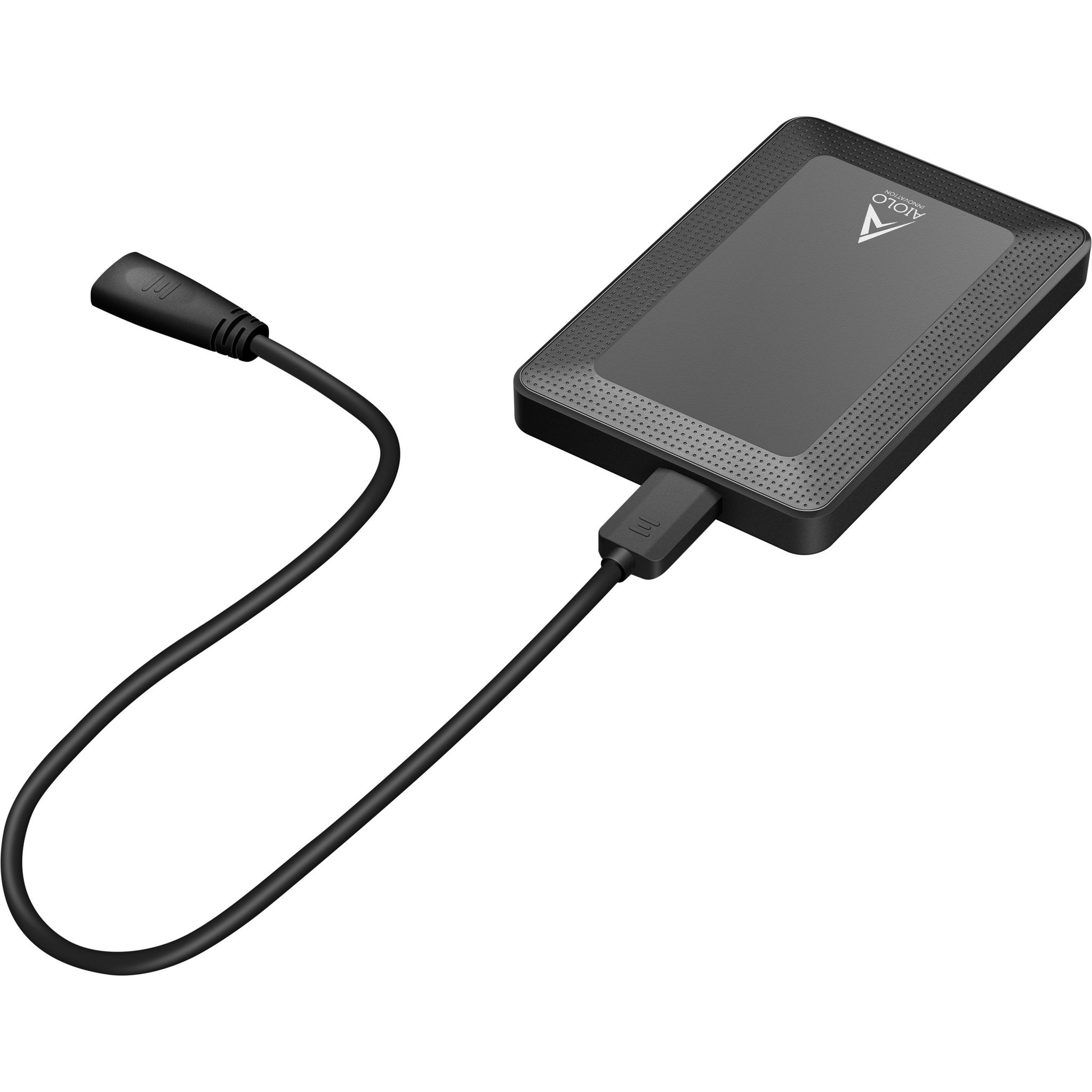 Voir la diapositive 2 : AIOLO Disque Dur Externe 500Go - Noir