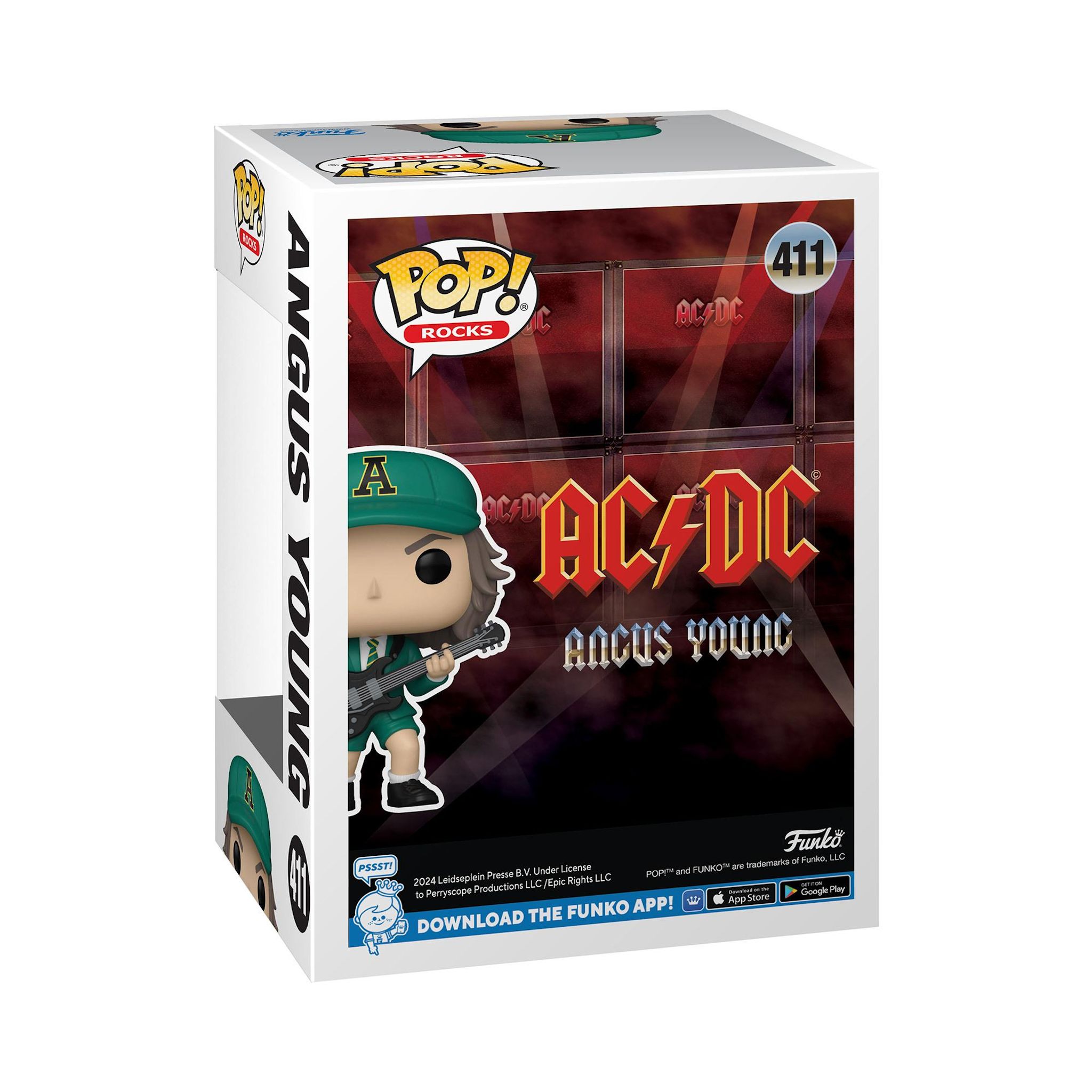 Voir la diapositive 3 : FUNKO Figurine Pop Angus Young Vert - ACDC