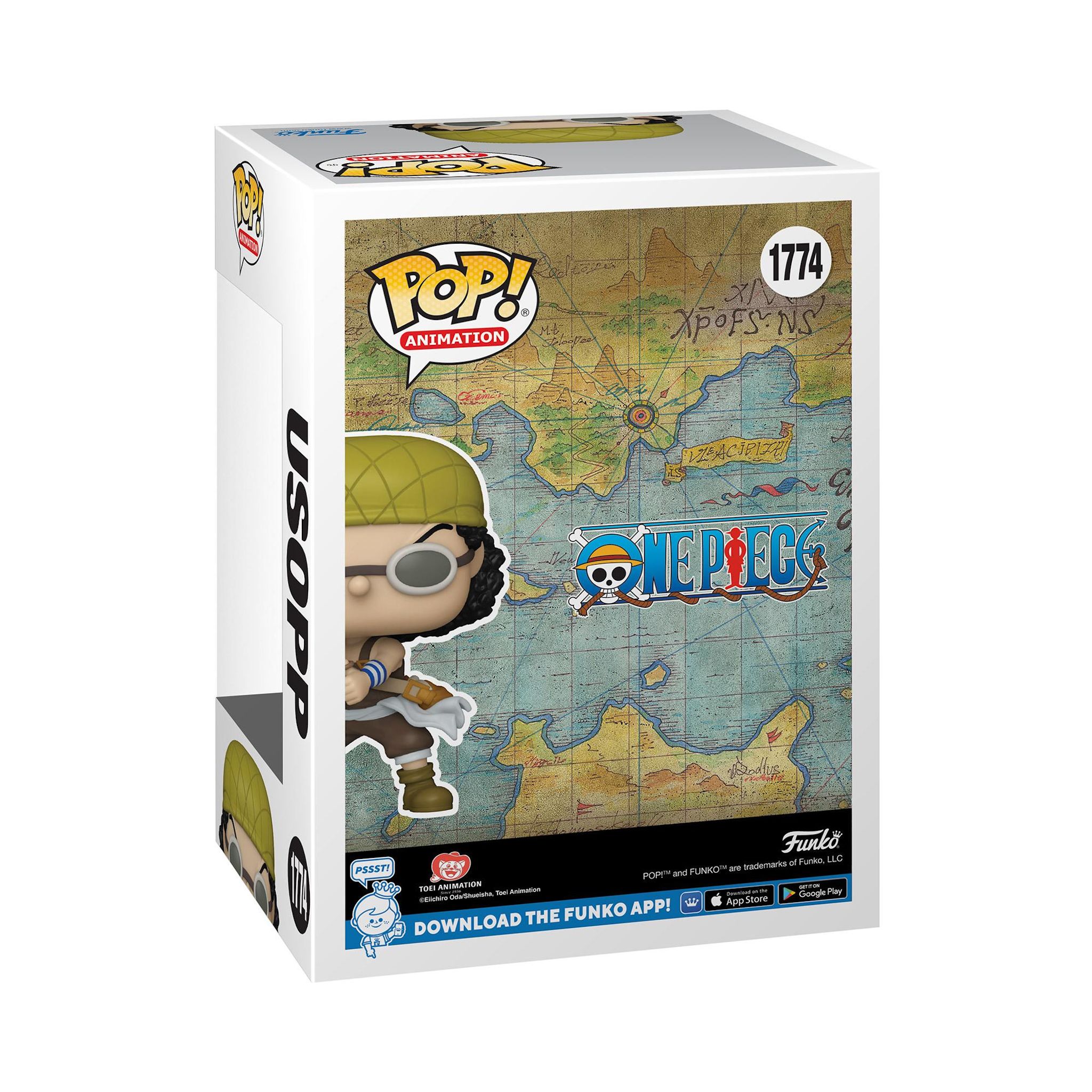 Voir la diapositive 3 : FUNKO Figurine Pop One Piece Usopp
