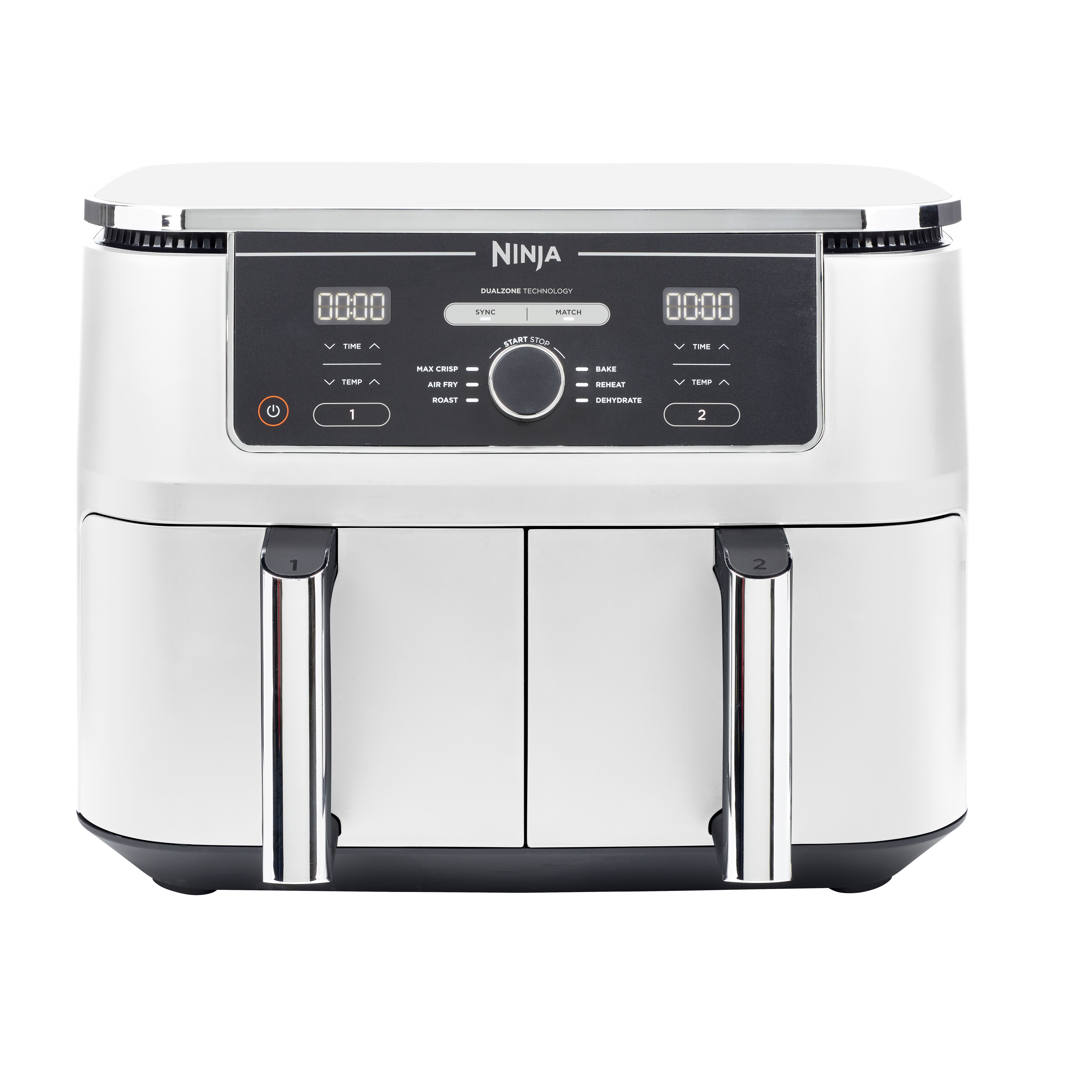 Voir la diapositive 2 : NINJA Friteuse sans huile à air chaud AF400EUWH - Blanc
