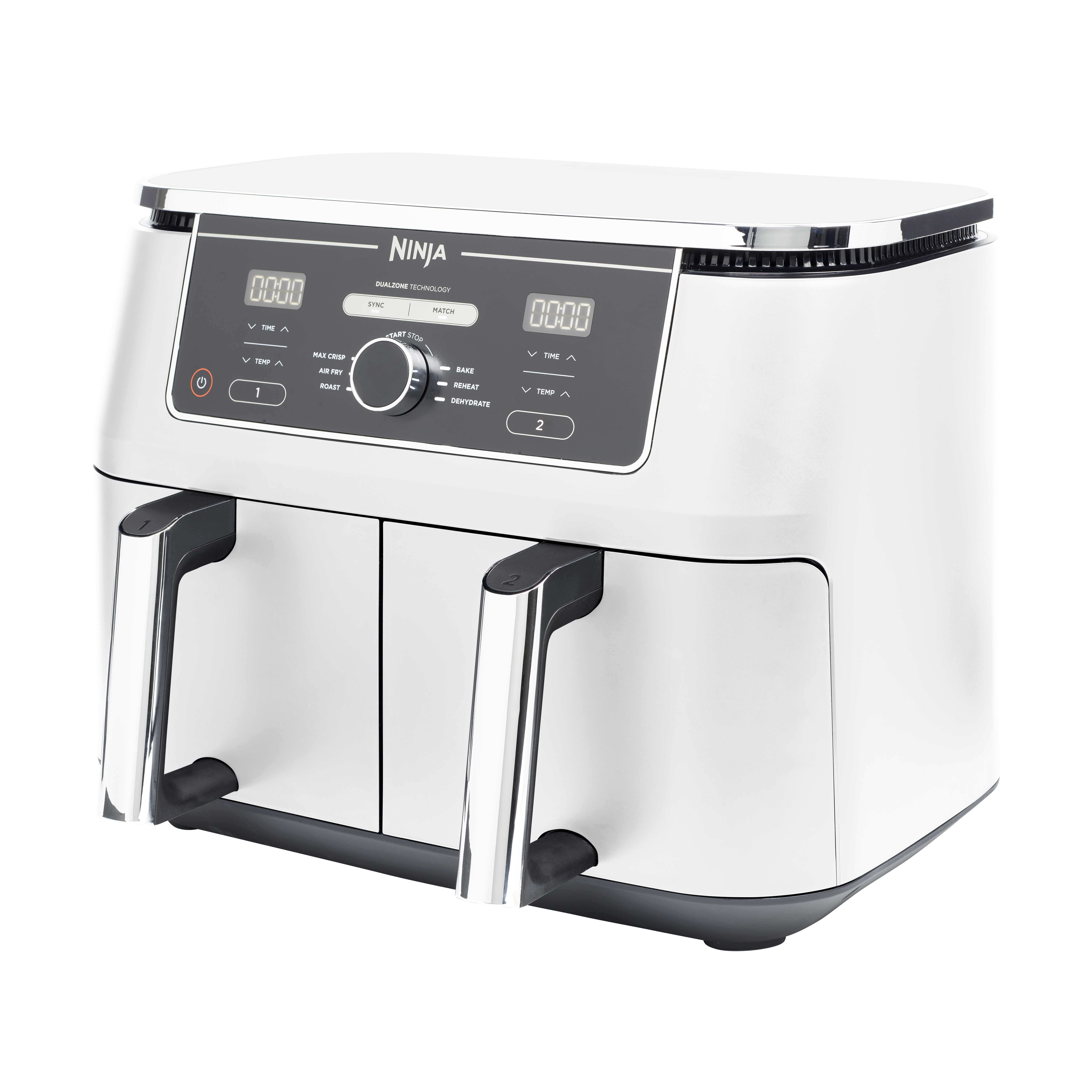 Voir la diapositive 3 : NINJA Friteuse sans huile à air chaud AF400EUWH - Blanc