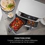 Voir la diapositive 7 : NINJA Friteuse sans huile à air chaud AF400EUWH - Blanc